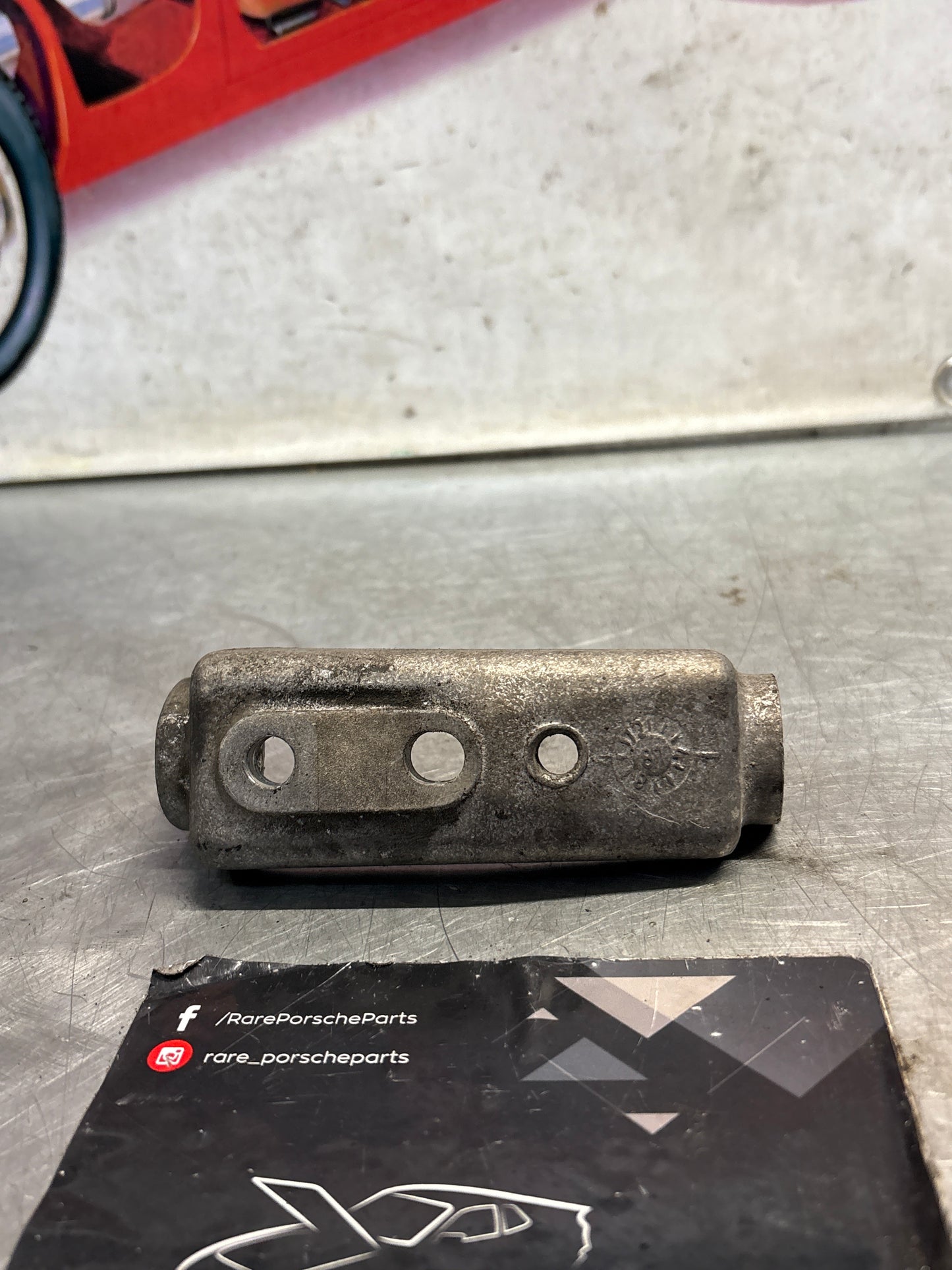 Porsche 924 alternator retaining bar clip, used 93160311300