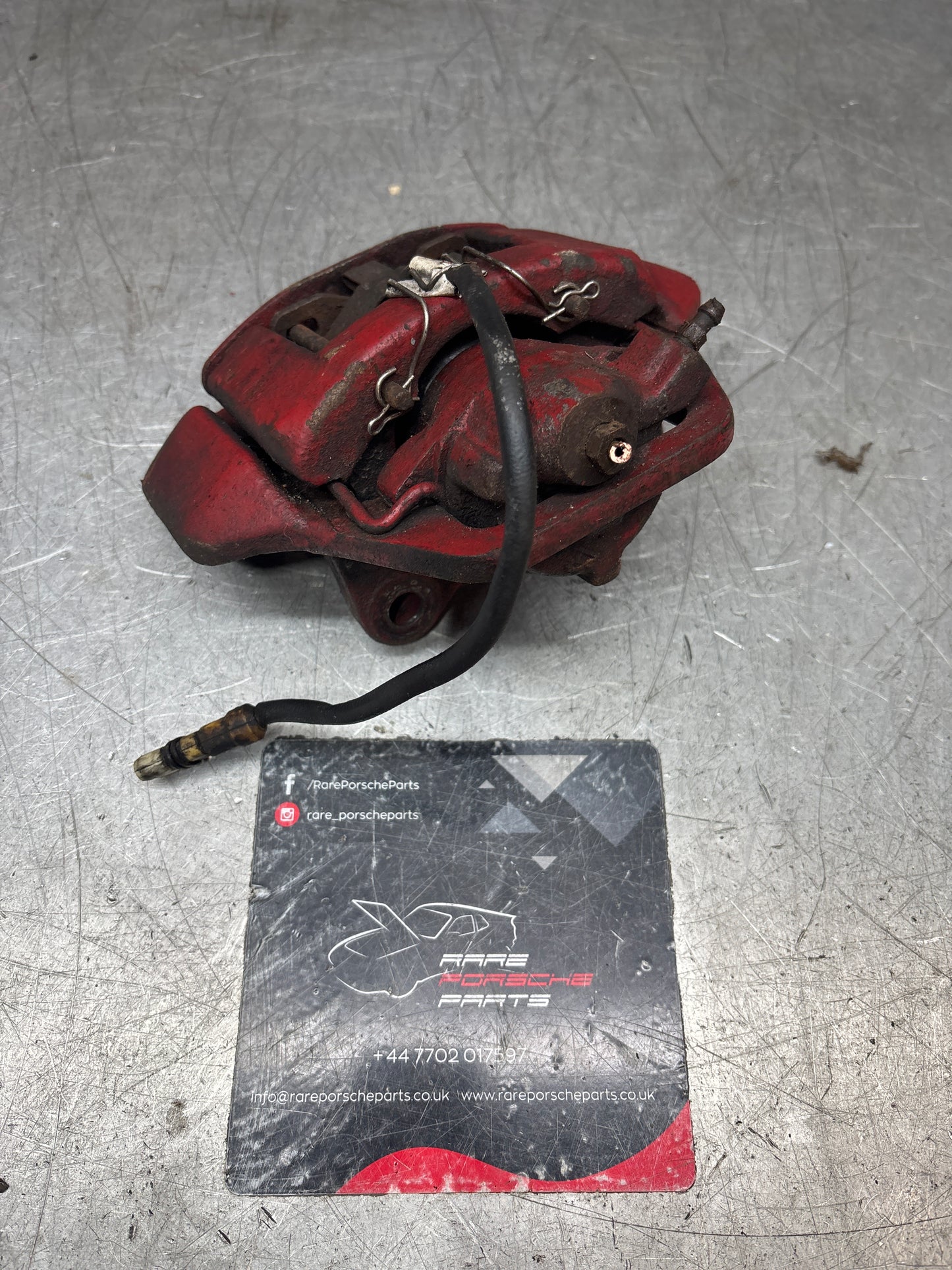 Porsche 924S 924 Turbo 944 Left, Rear N/S brake caliper, used, 944352900