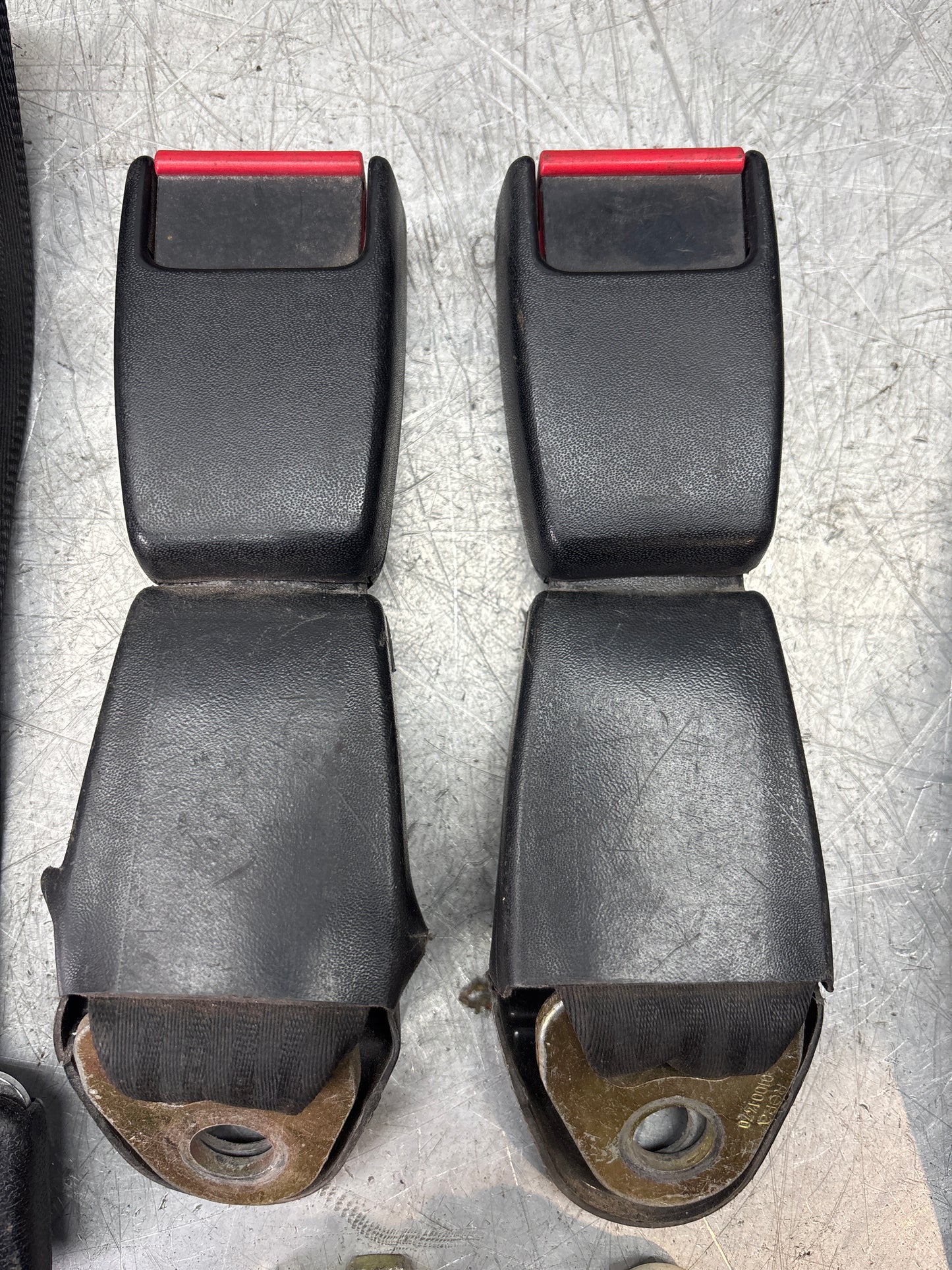 Used Porsche 924/944 rear 2 point static seat belt 477857795 used