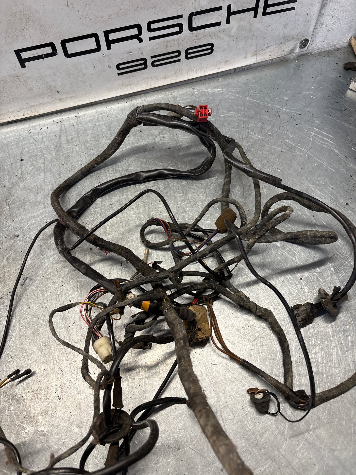 Porsche 944 Turbo 86- LHD Interior / Dashboard wiring loom, used 95161200604