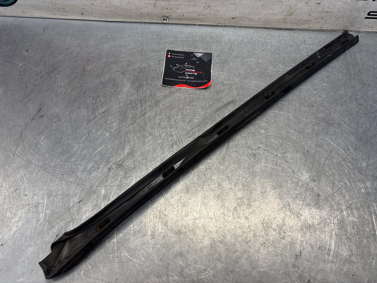 Porsche 928 tailgate trim, right, off side, black, 92855503802, used