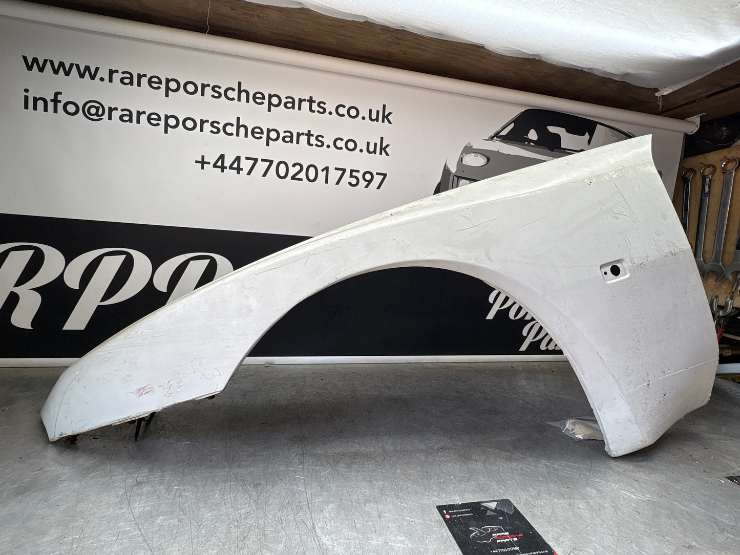 Porsche 944 early left front wing, please see photos, used