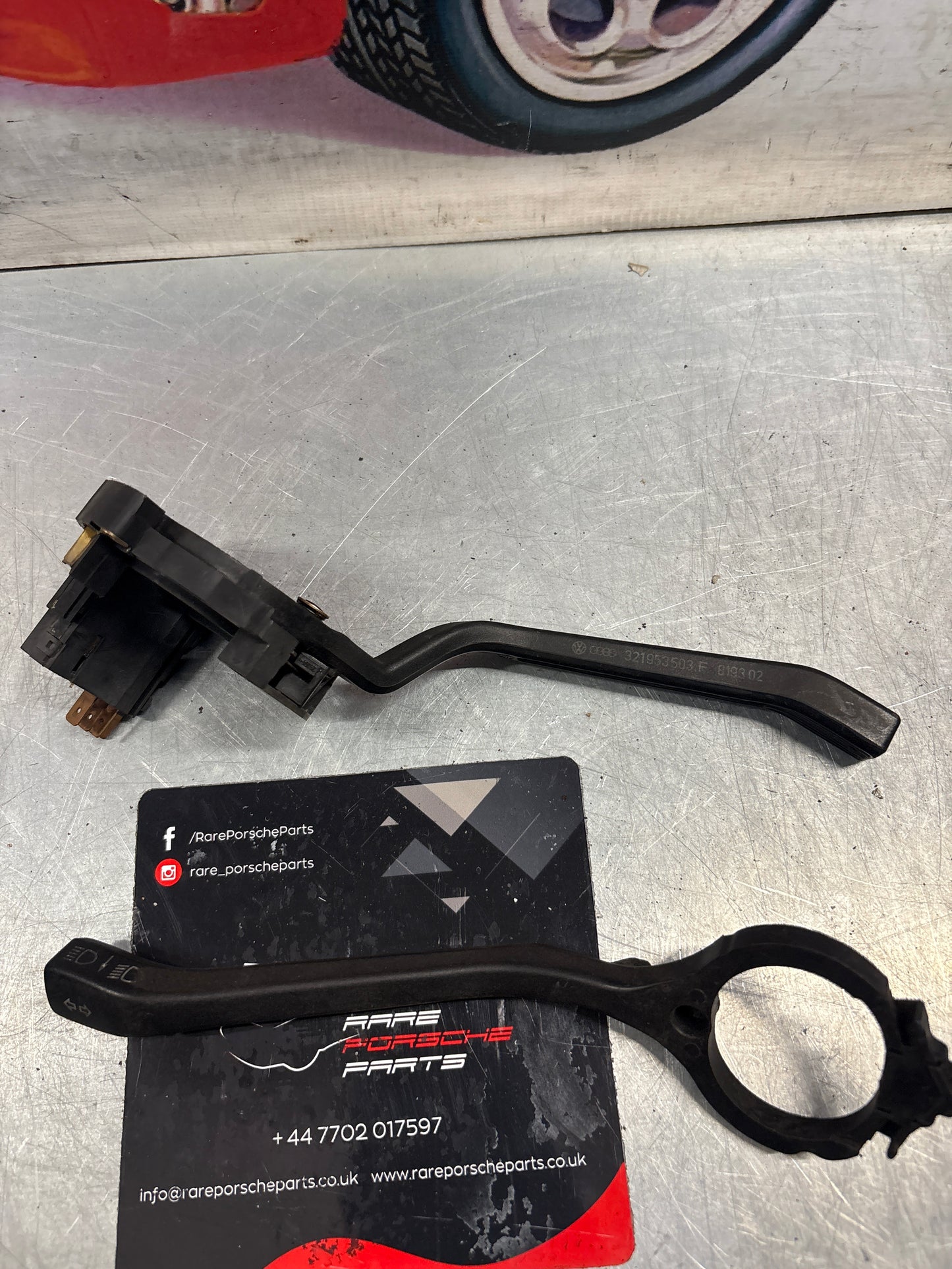 VW Golf II / Porsche 924/944 Indicator / Wiper Stalks, used 321953503F / 477953901