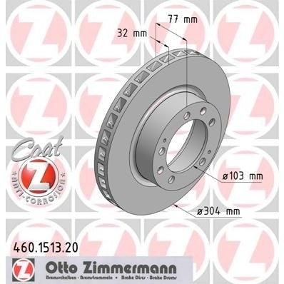 Porsche 928 944 Brake Disc, Front Left, 92835104360 New