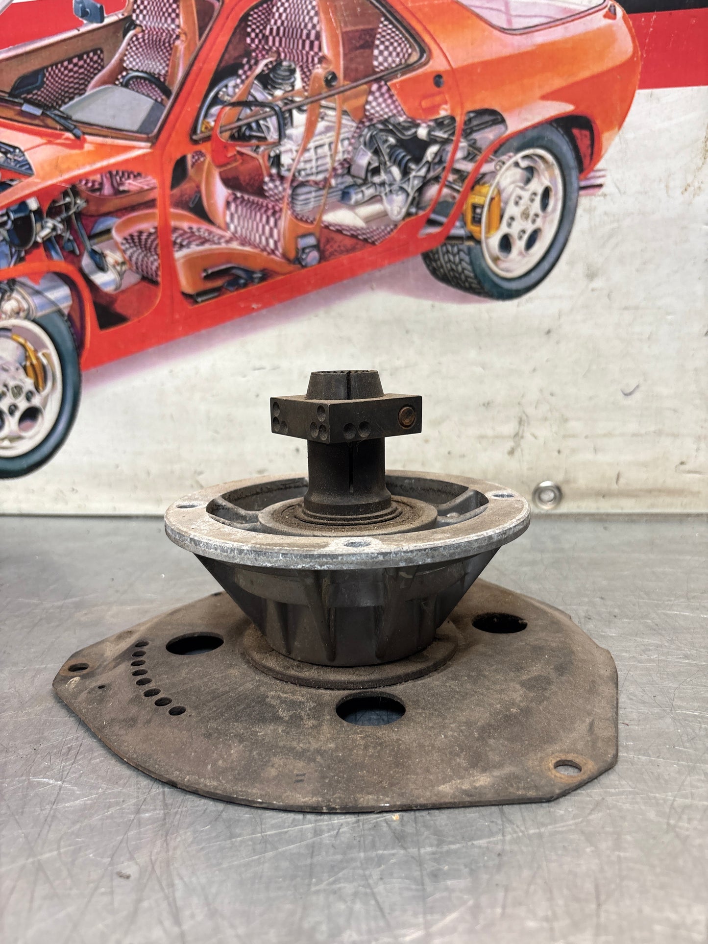 Porsche 944 automatic damper plate flange disc used 94442111000