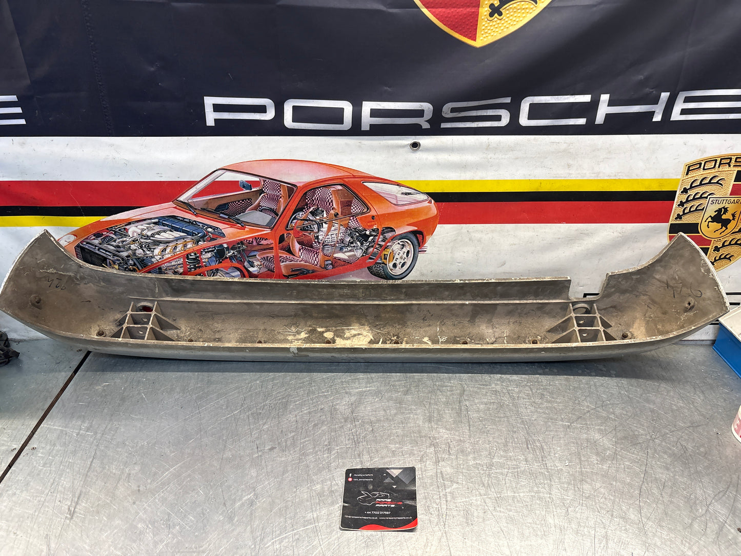 Porsche 924/924S rear bumper, used 477807313