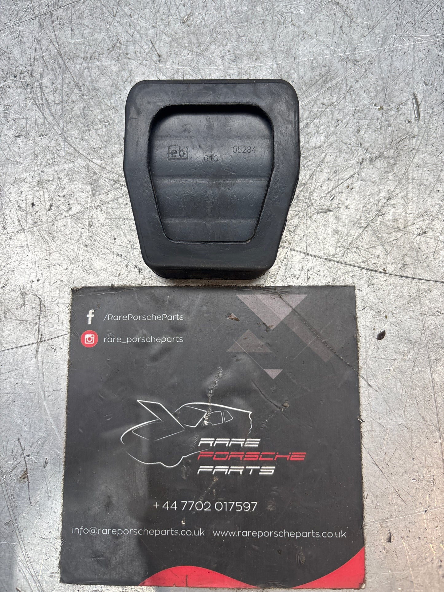 Porsche 924S 944 968 clutch, brake pedal rubber, new 321721173