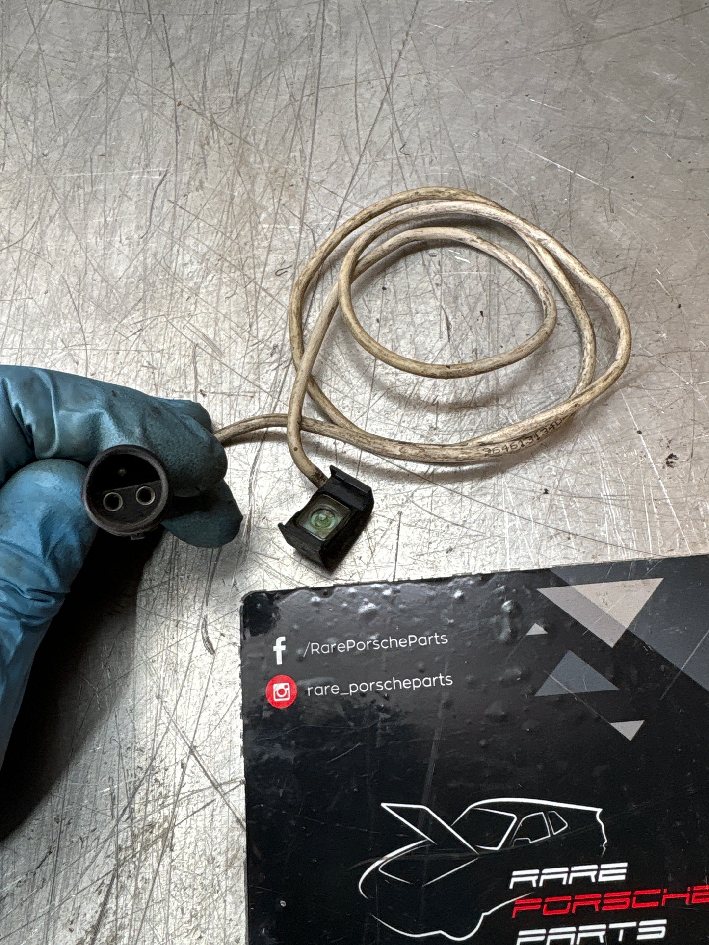Porsche 964 door mirror microswitch cable, used 96461313400