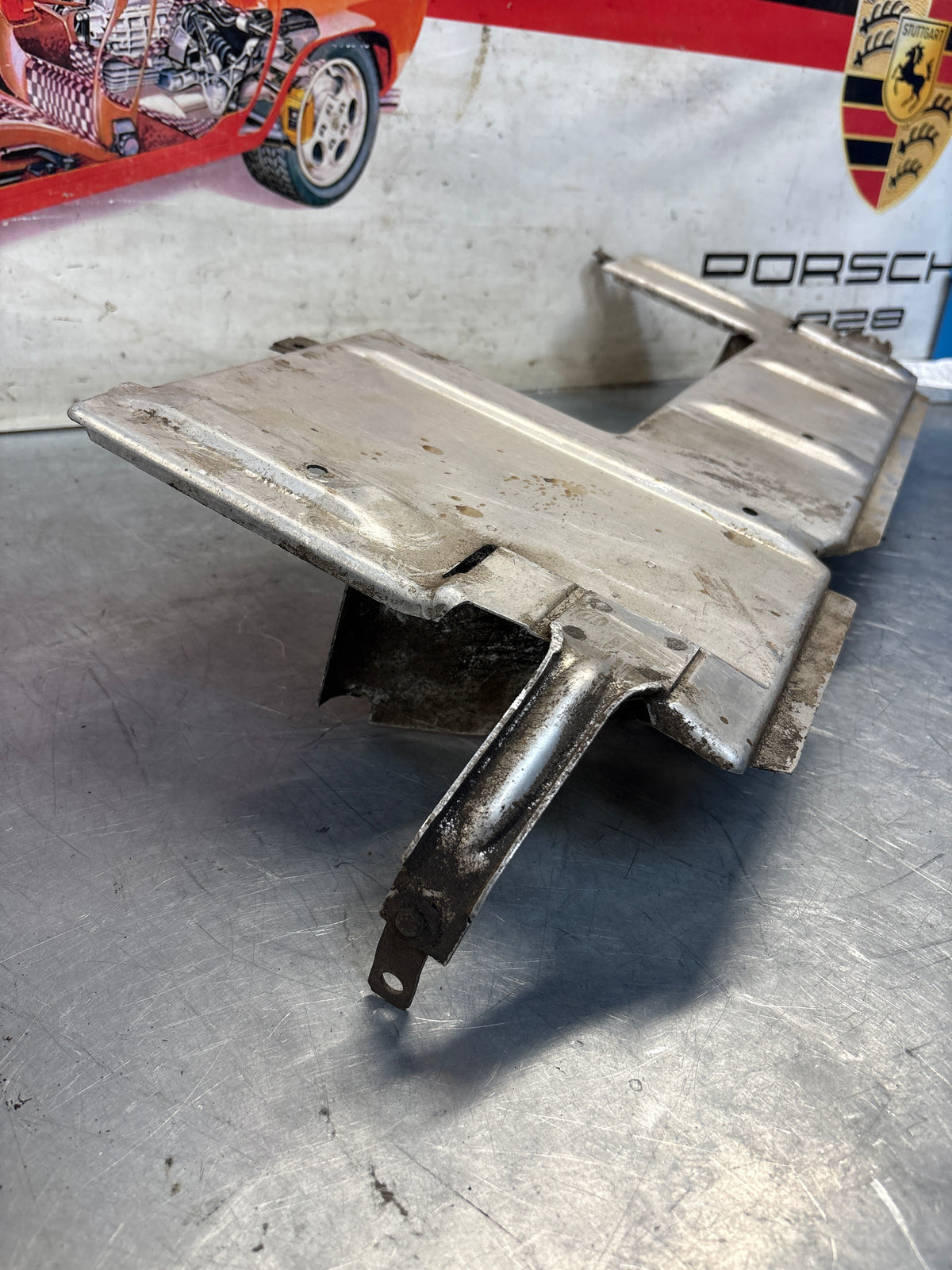 Porsche 944 S2, Turbo 968 undertray, protective plate, used 95150406900
