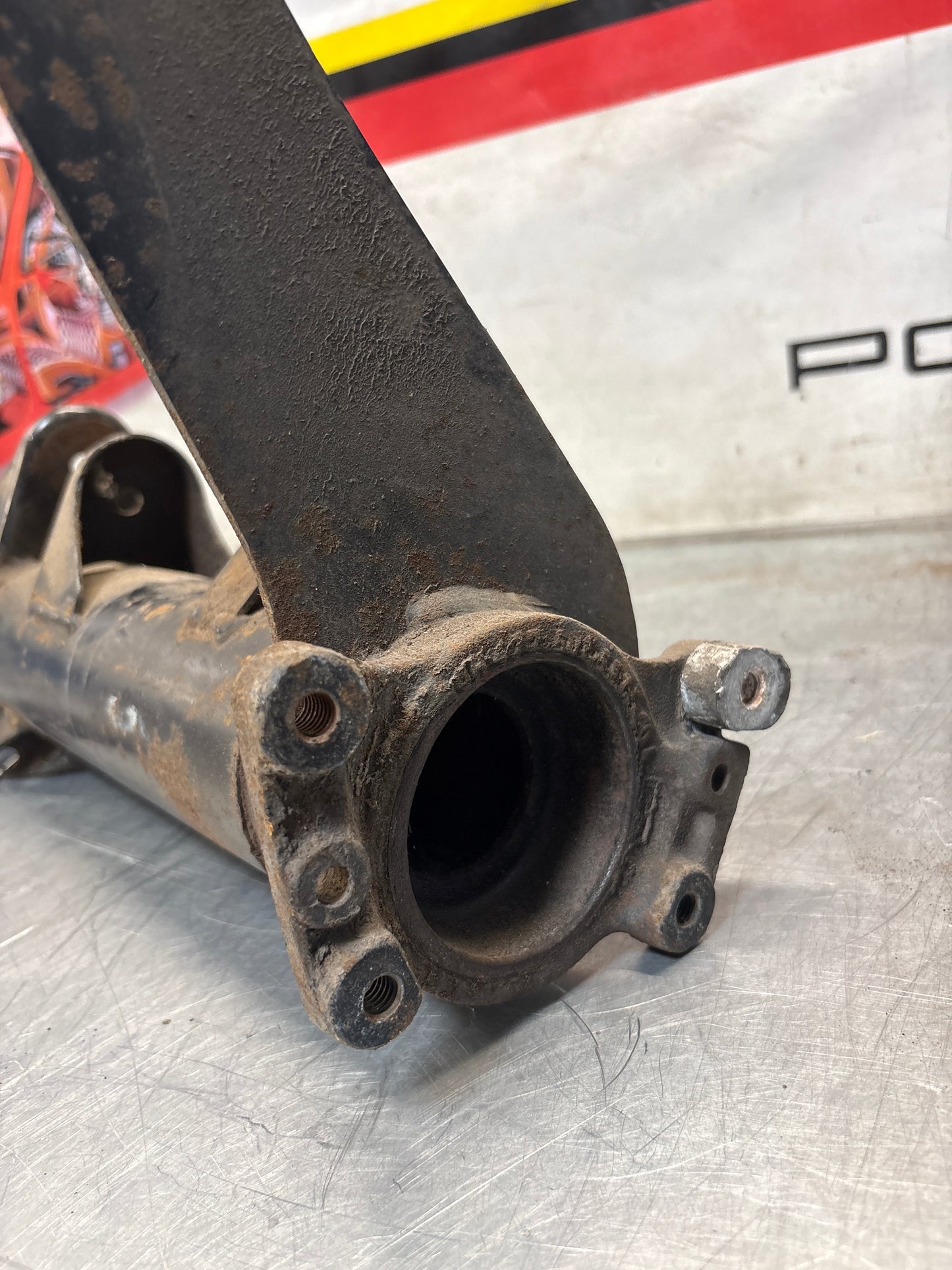Porsche 924S/Turbo / 944 Rear axle carrier, used 94433104502