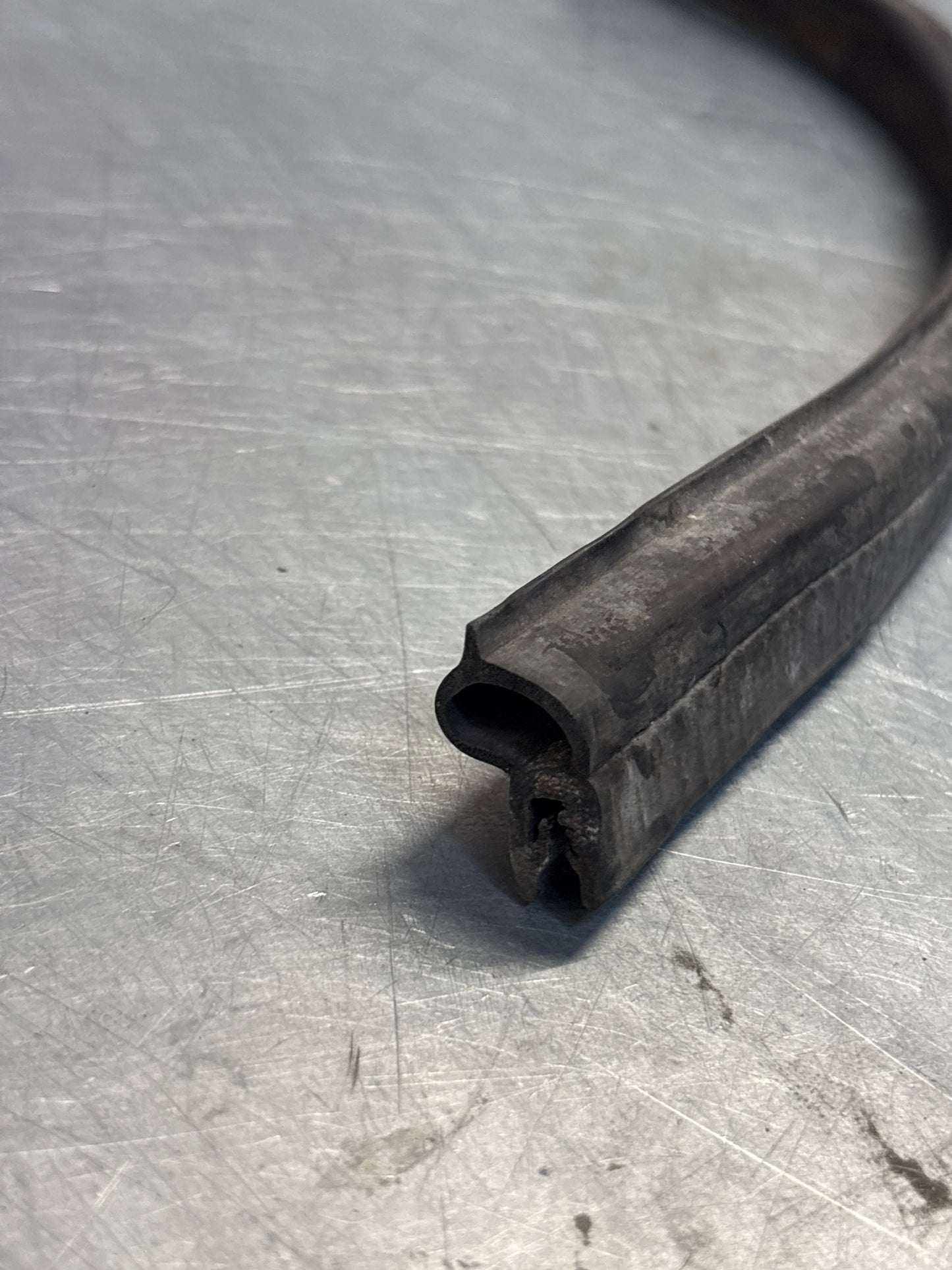 Porsche 924 / 944 / 968 firewall hood seal, used 92851114104