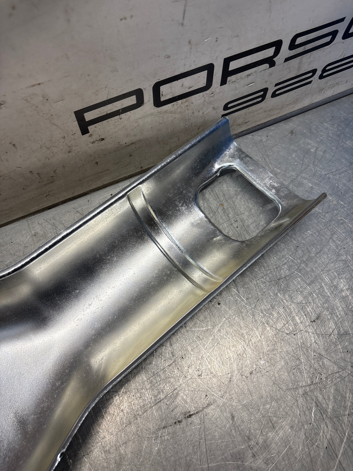 Porsche 928 heat protection plate, 92850449101, refurbished
