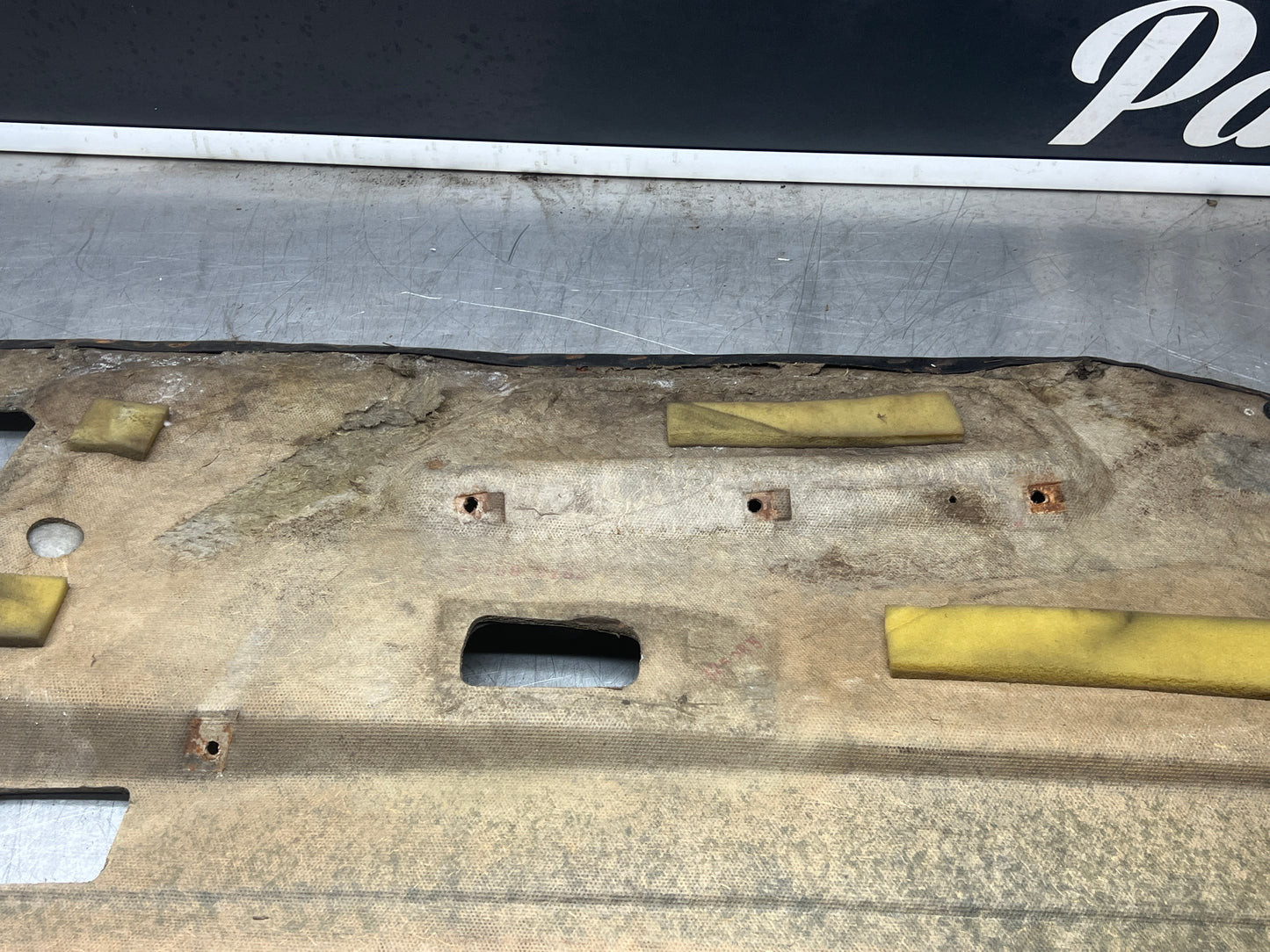 Porsche 924/944 early Porsche black door card used condition right side, Rhd, 478867012