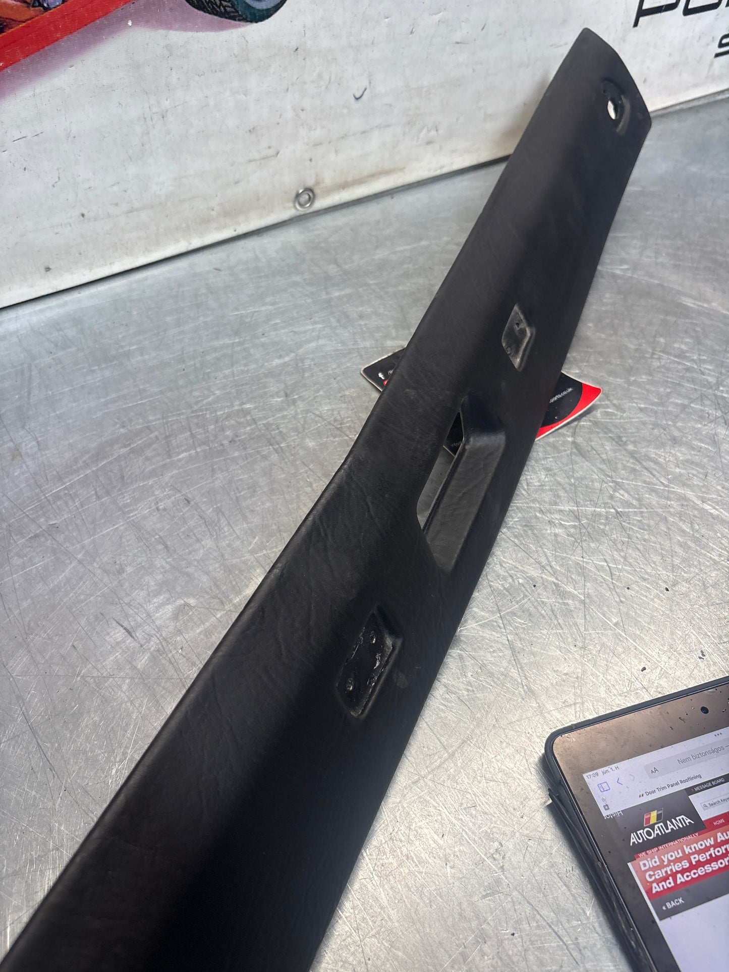 Porsche 924 944 -85.5 rivestimento tetto anteriore/aletta parasole, nero 477867511, usato