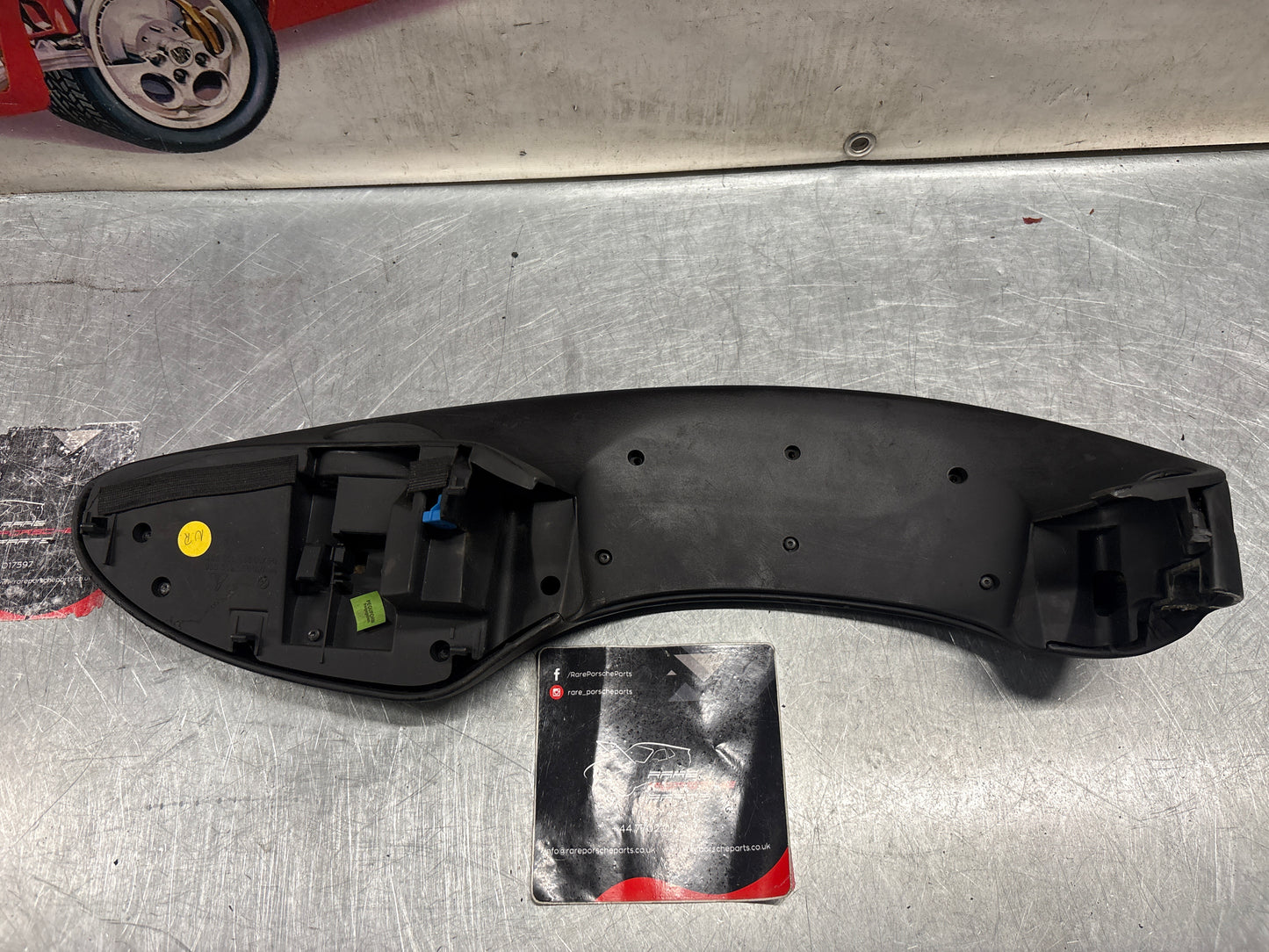 Porsche Boxster 986 RHD dashboard cluster trim,black used 98655205600 / 98655205601