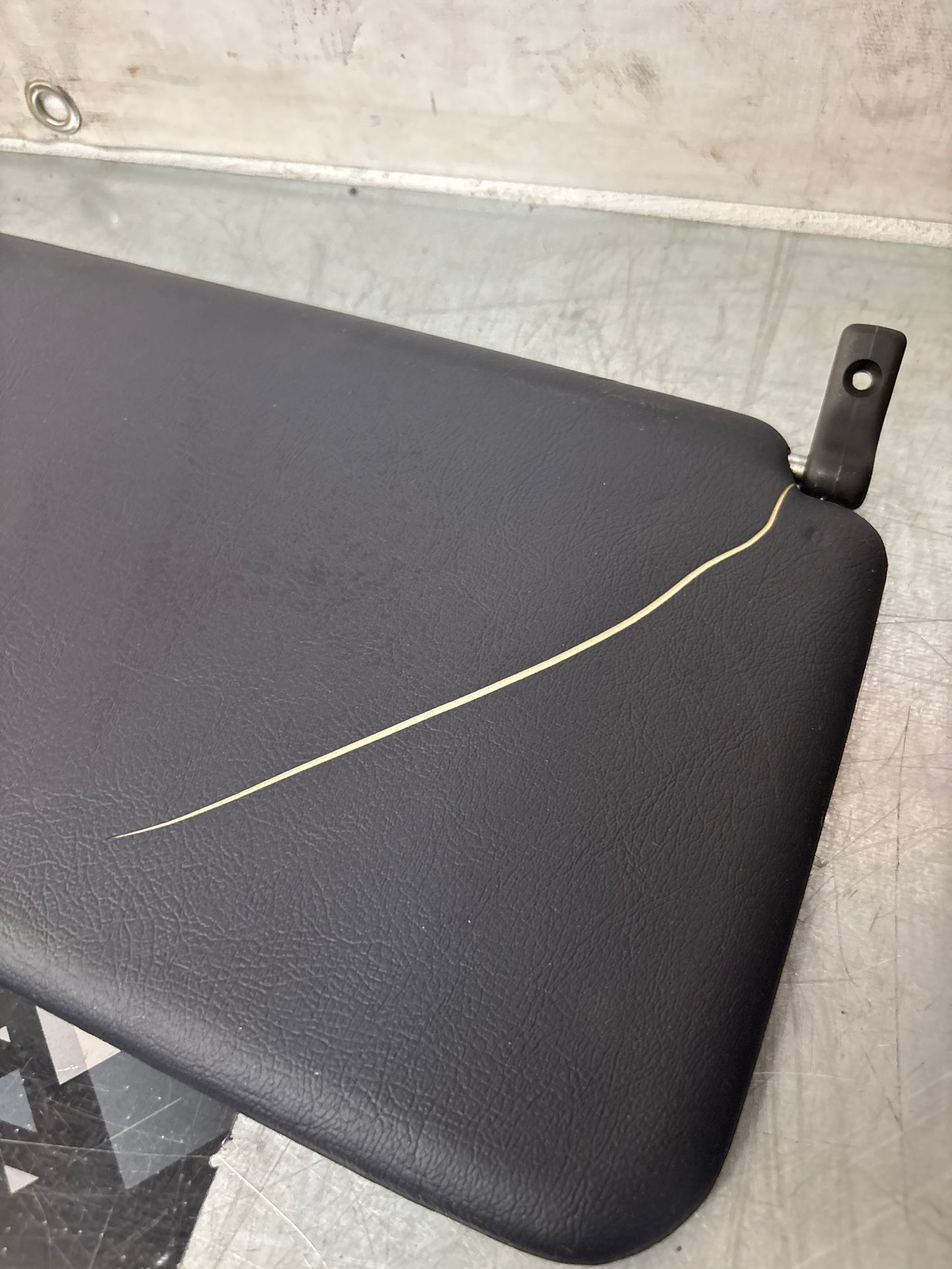 Porsche 928 L+R rear sunvisor, black, used 92873103504