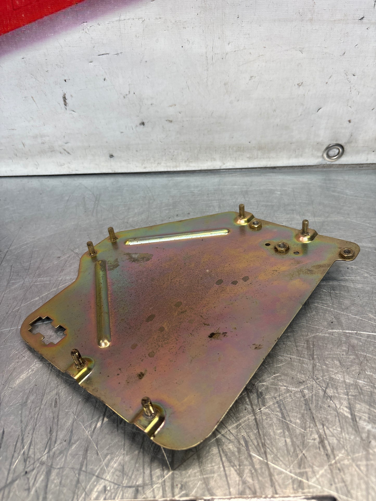 Porsche 928 ECU bracket, used 92861813001