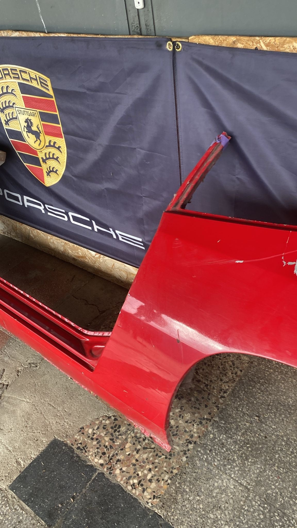 LPorsche 924 76-79 left sill / fender section, 477809601B cut