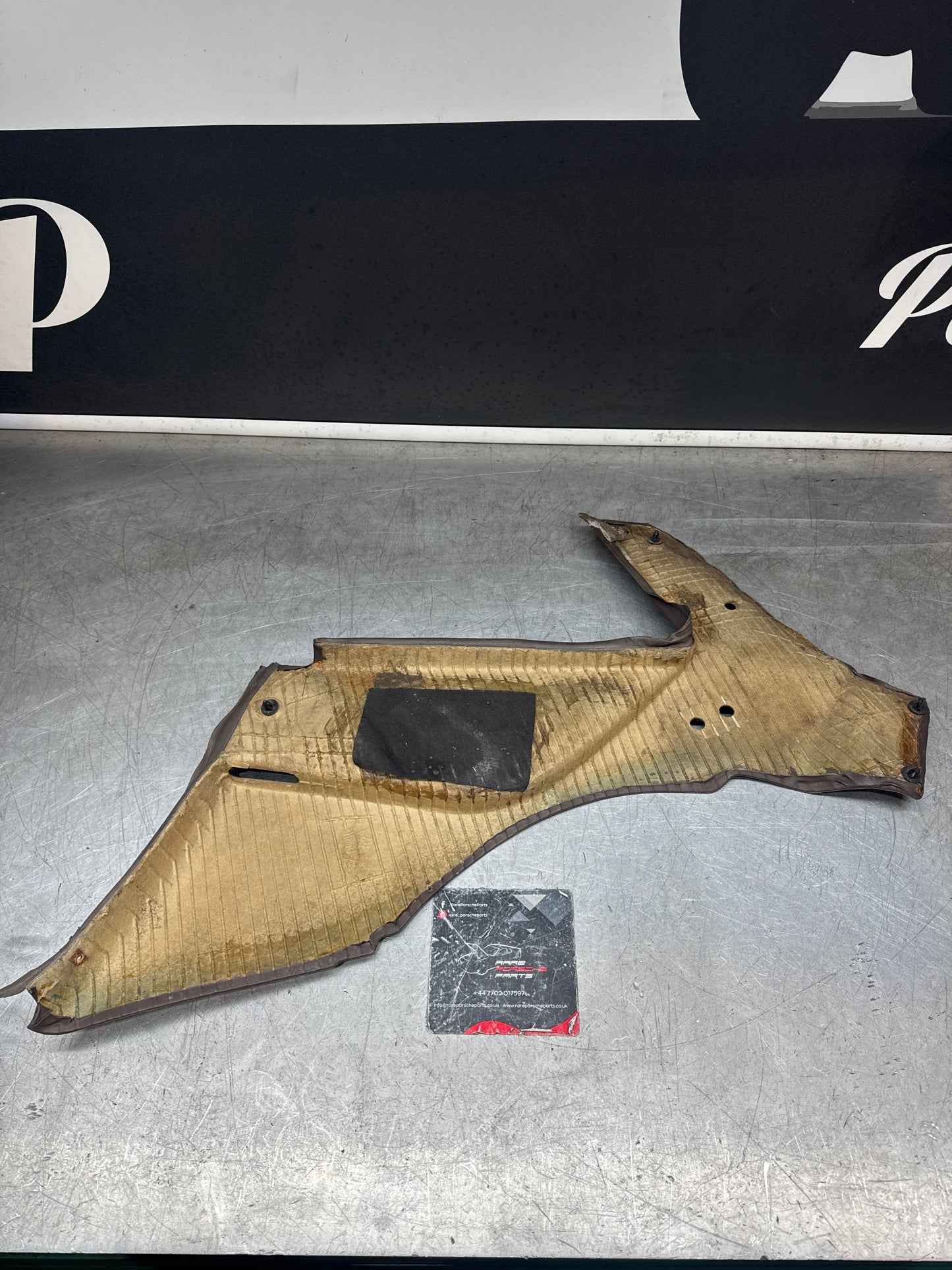 Porsche 944 924 brown rear interior C Post trims/cards. Quarter panel trim used 94455502101 94455502201