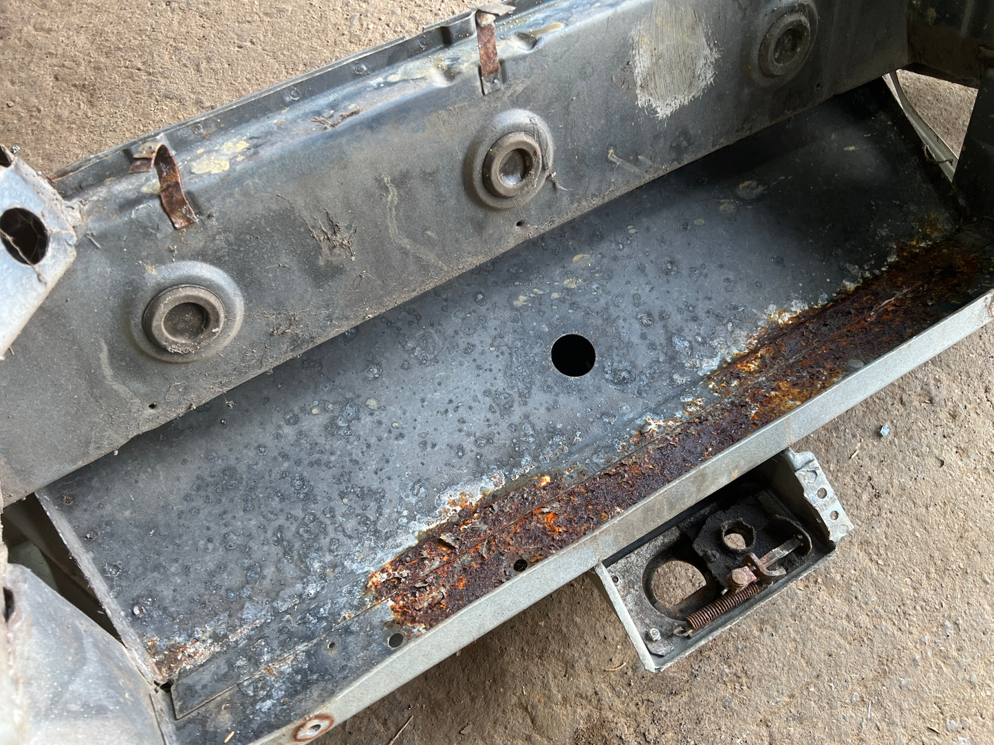 Porsche 924 Turbo front panel, badge panel used 477805593A