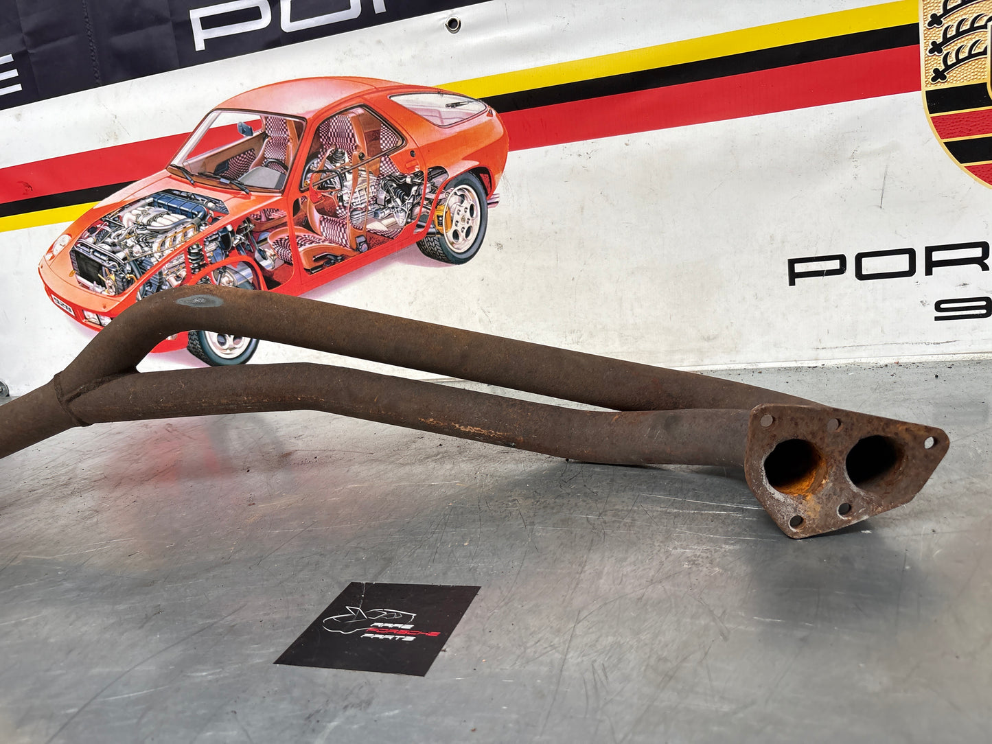 Porsche 924 exhaust pipe, used LHD only! 477253101H