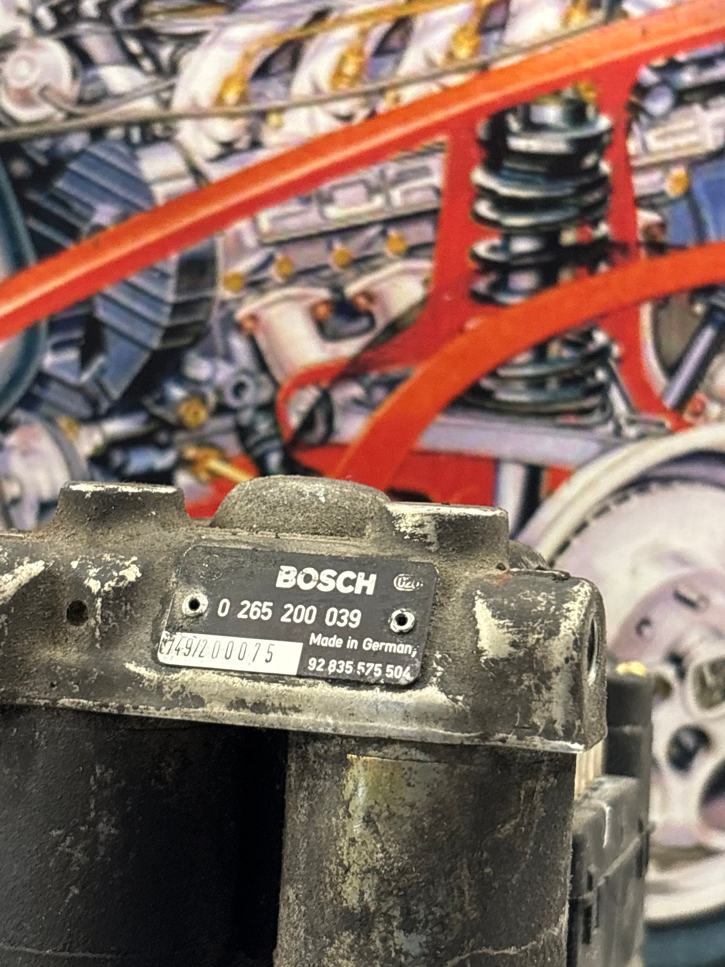 Porsche 928 S4 Bosch ABS pump, used 0265200039 / 92835575504