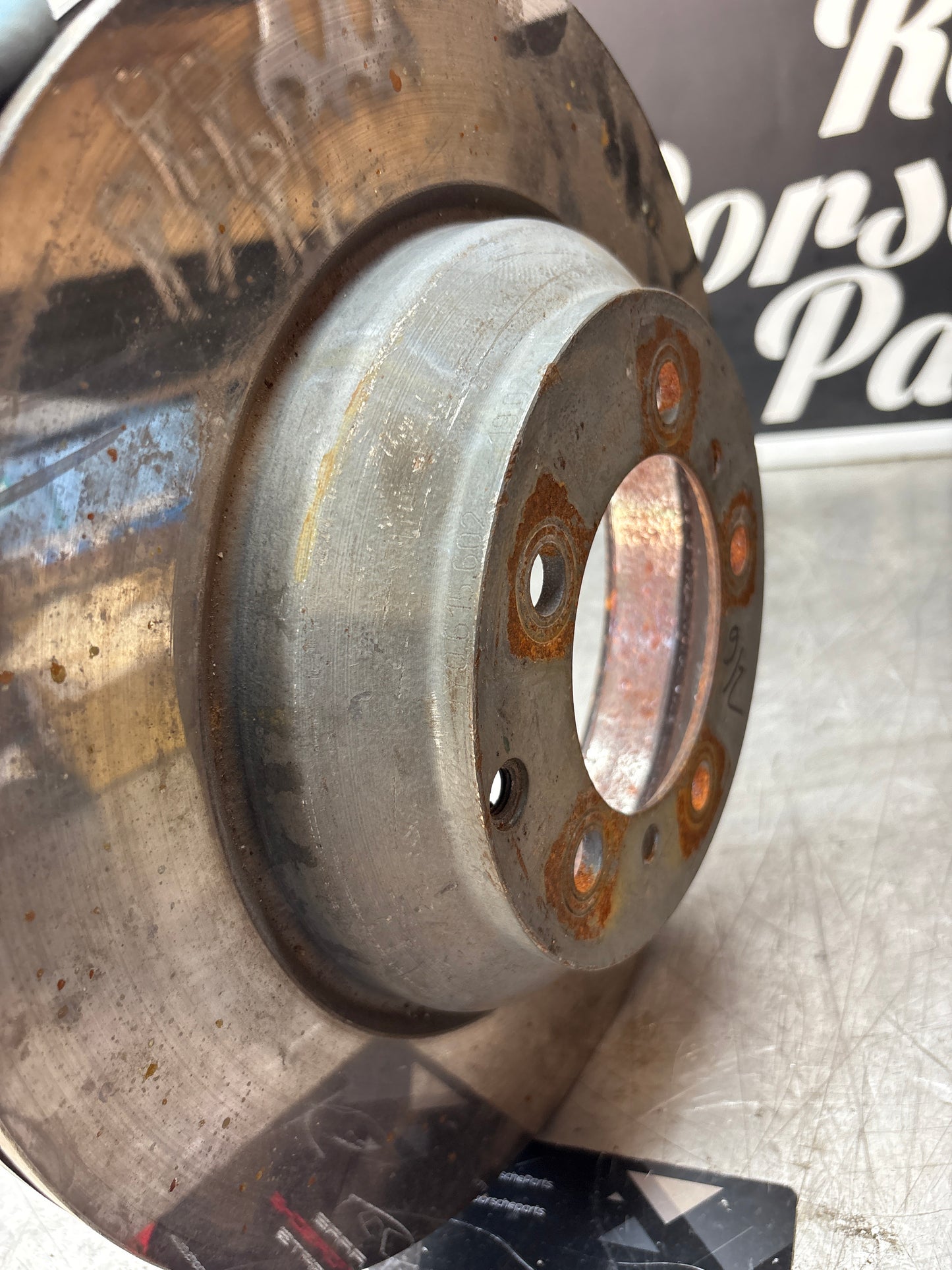 Porsche Taycan Coppia rotore freno a disco posteriore sinistro destro, 9J1615601 9J1615602, usato