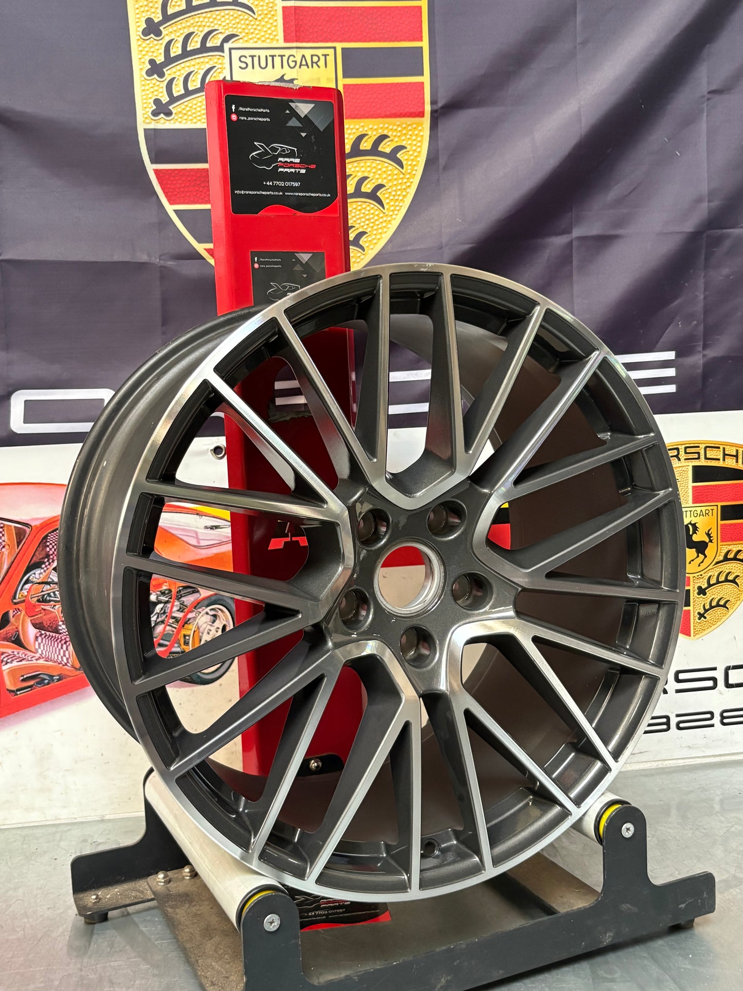 Porsche Cayenne RS spyder wheel, used in very nice condition, 9Y0601025BG, ET58, 11Jx21”