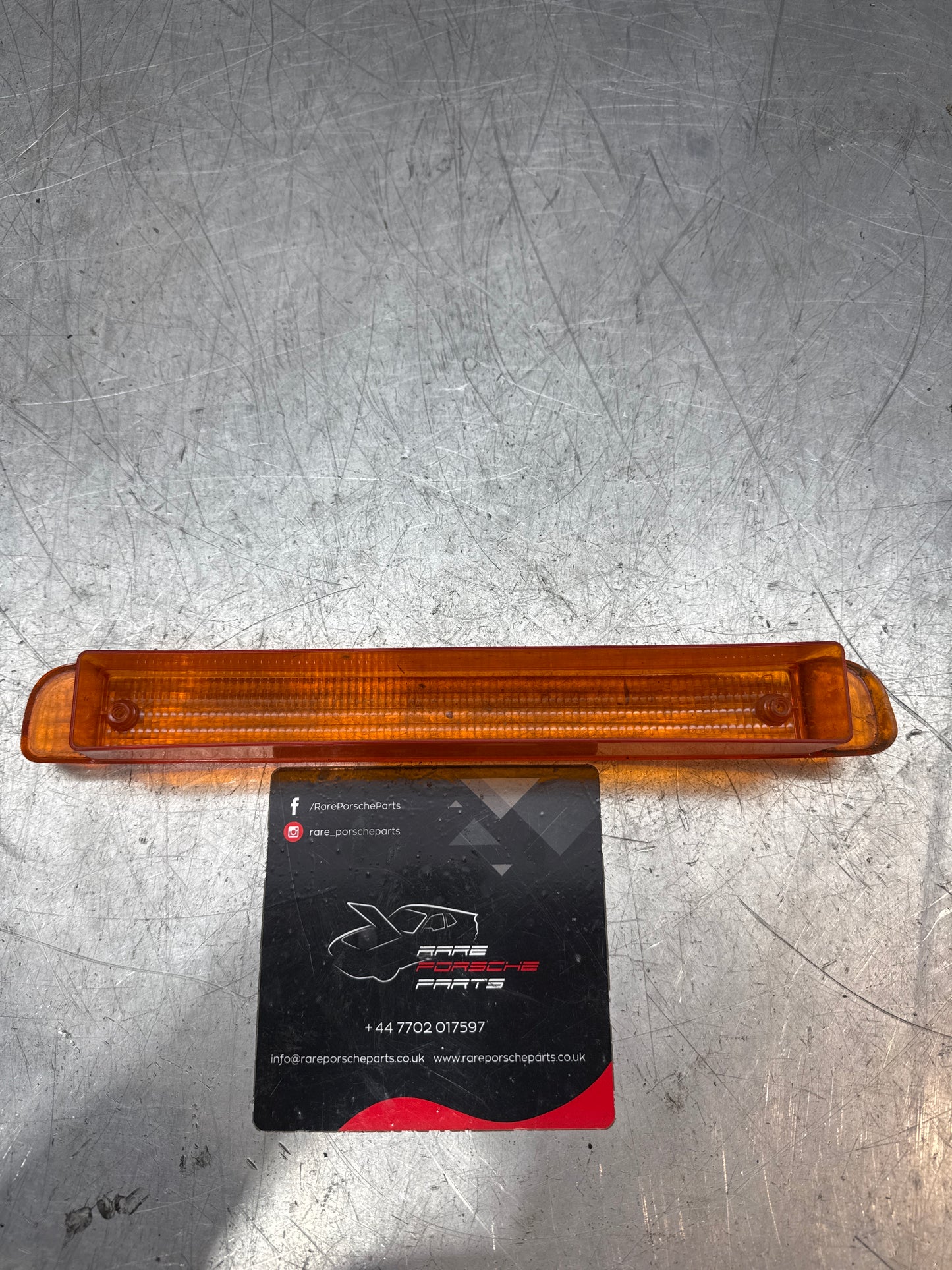 Porsche 944 S2 right hand indicator lens, 95163116201 used, cracked