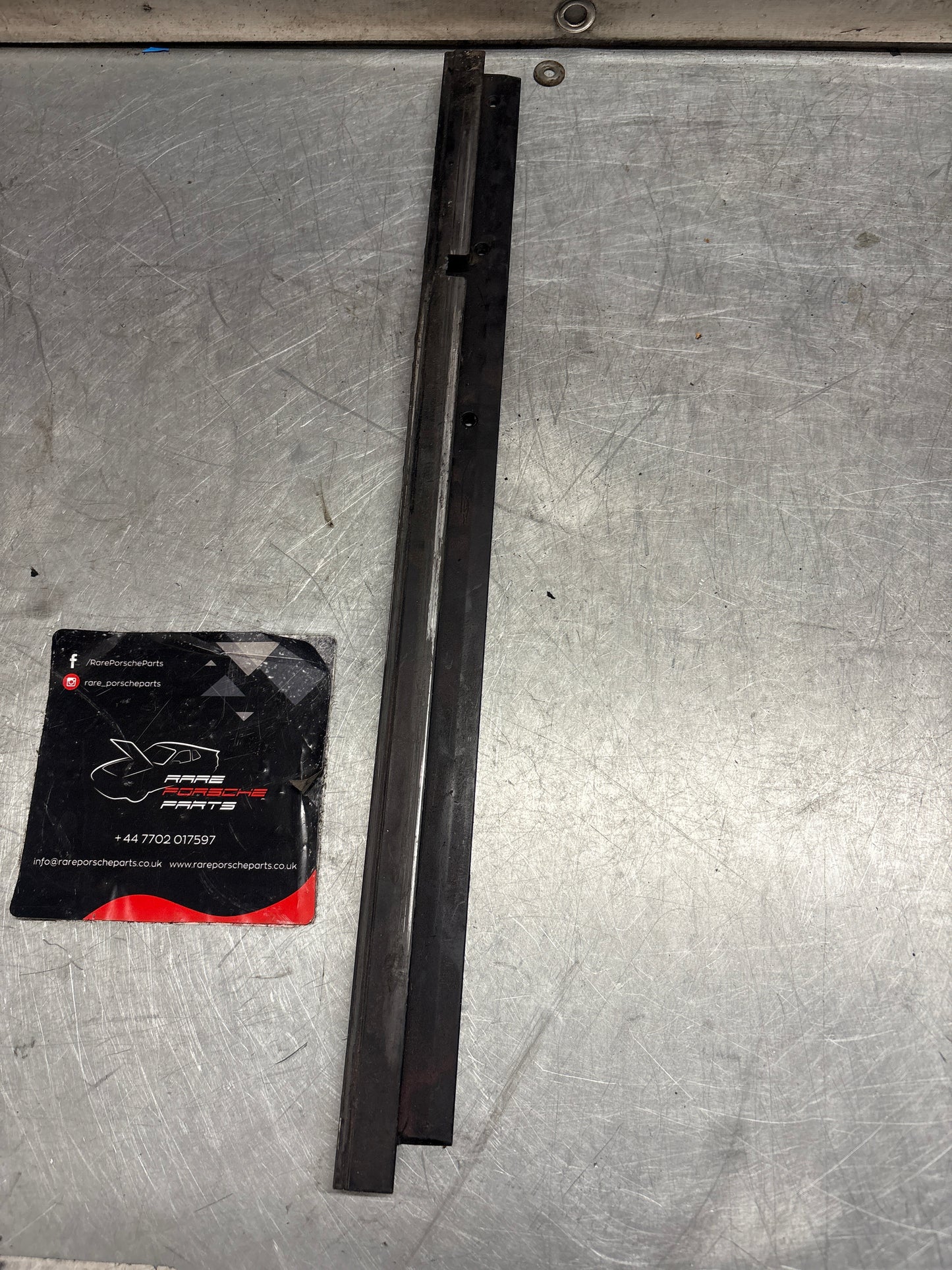 Porsche 928 left sunroof guide rail, used 92856401541