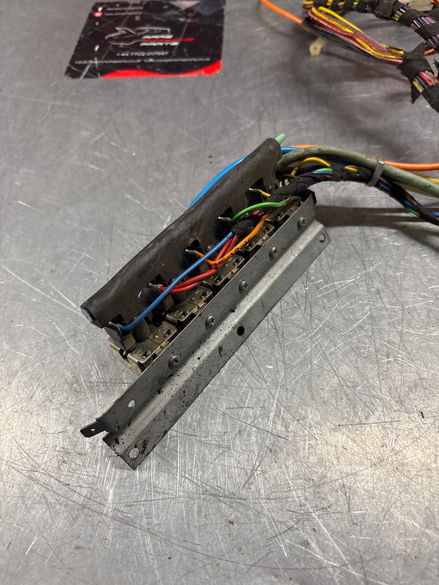 Porsche 928 A/C heater control unit wiring, used 92861292104