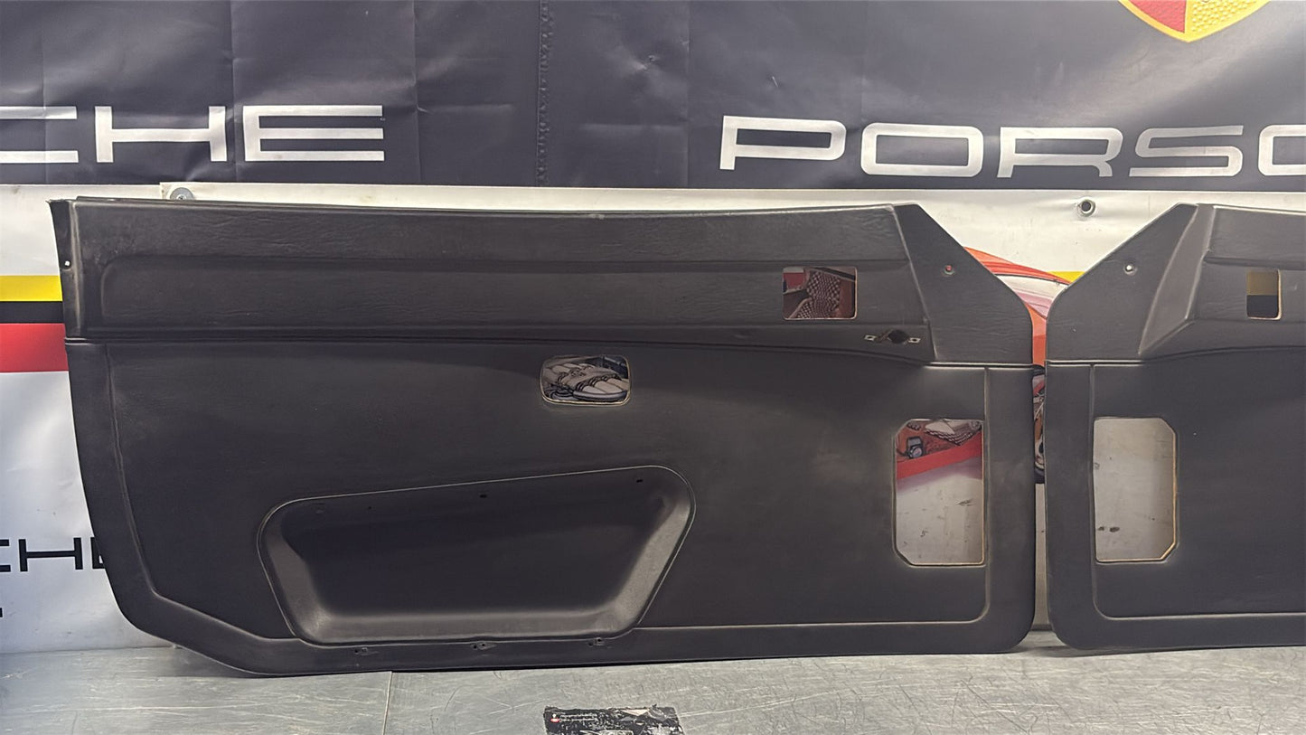 Porsche 924 / 944 Pair of early electric door cards, LHD 477867012 / 477867011