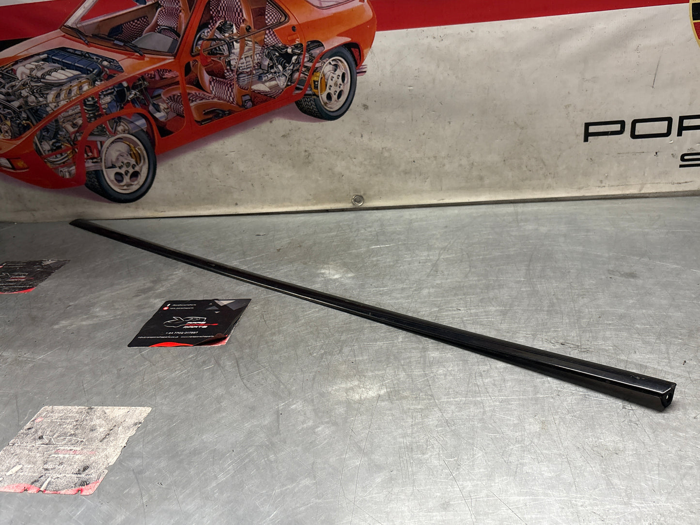 Porsche 944 Door Bump moulding trim, left side, used 93155913300