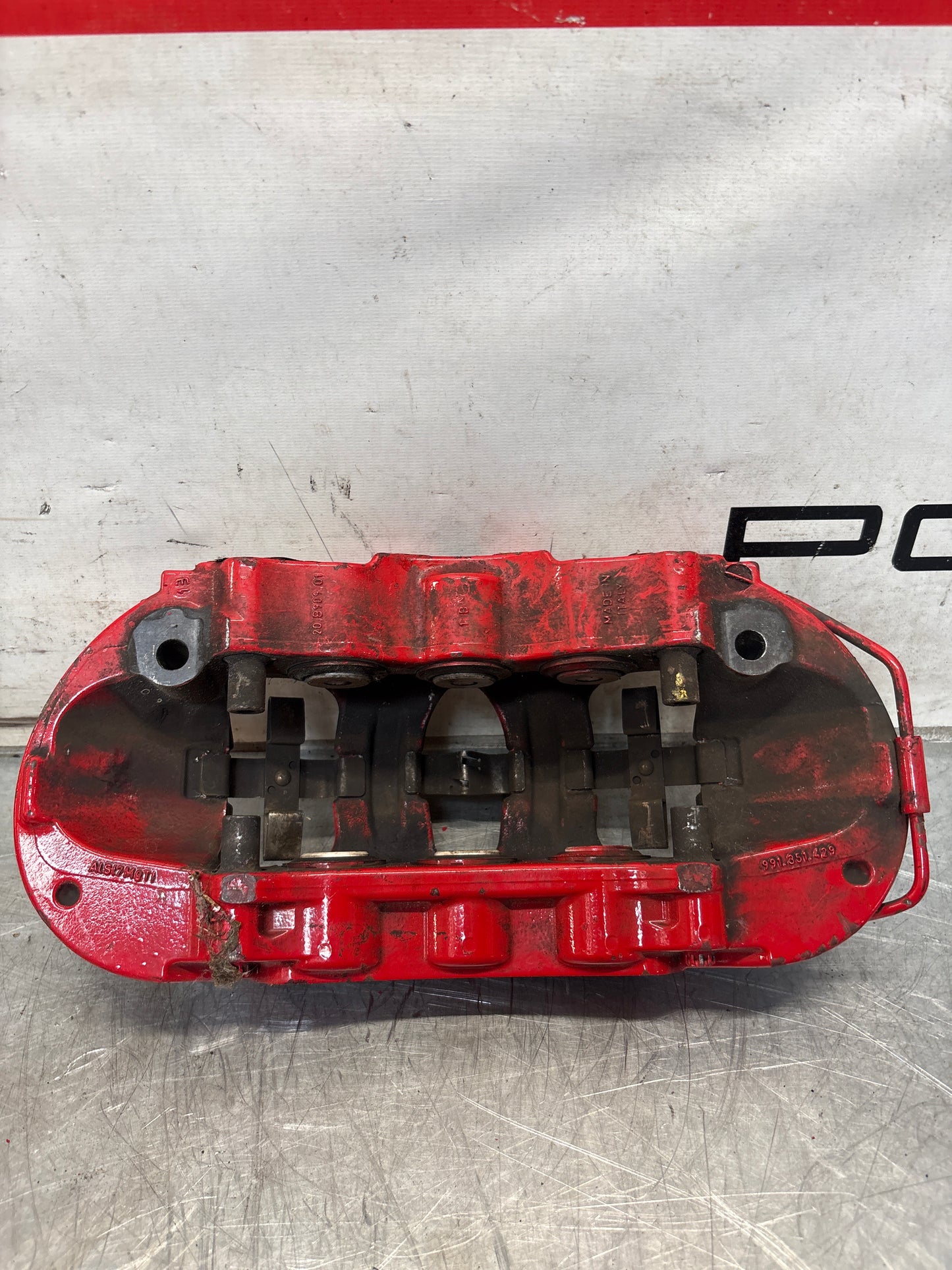Porsche 911 991 Front Brake Caliper, used 991351429