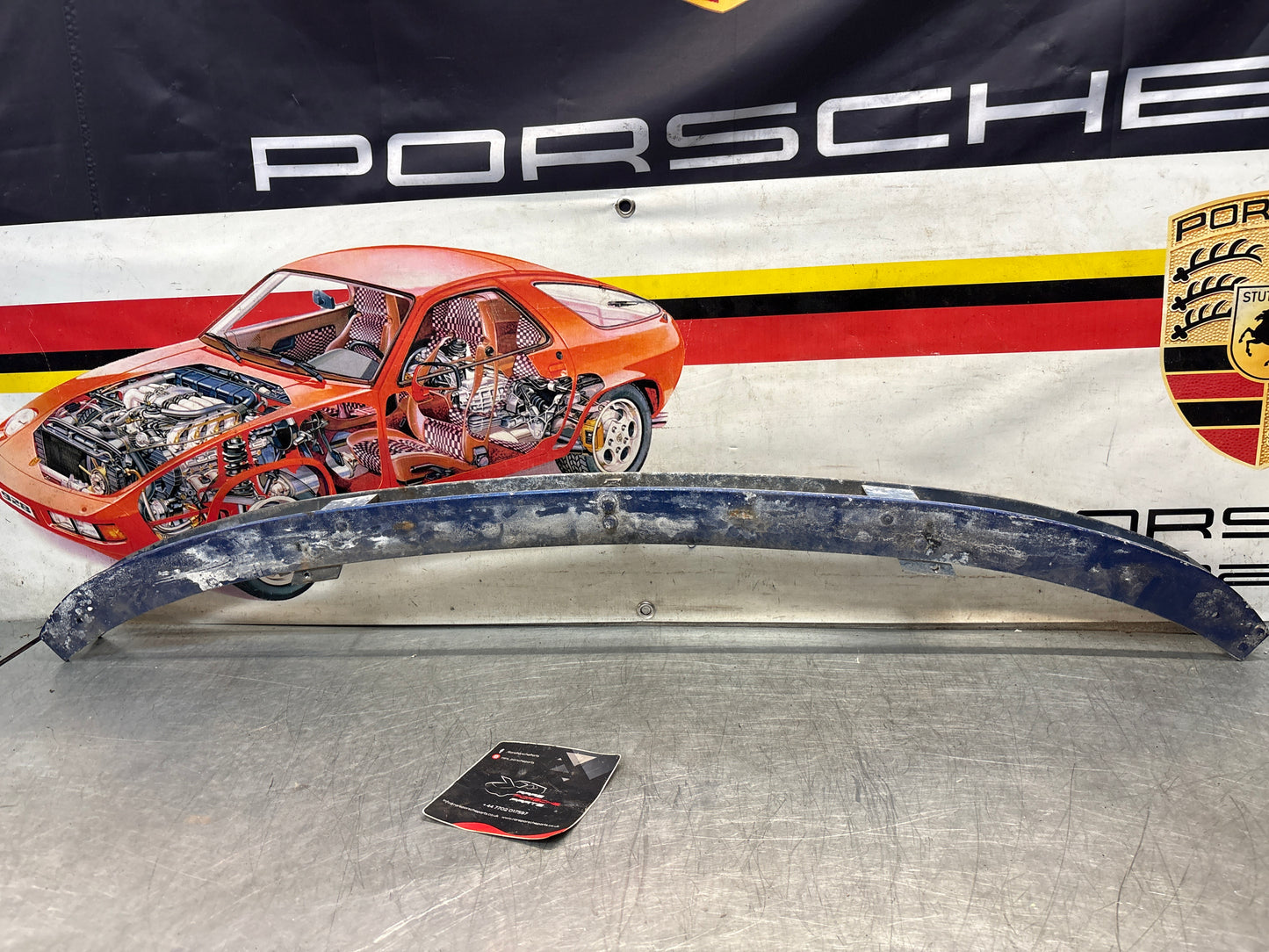 Porsche 944 S2 / turbo front bumper reinforcement panel support, 95150501000 used