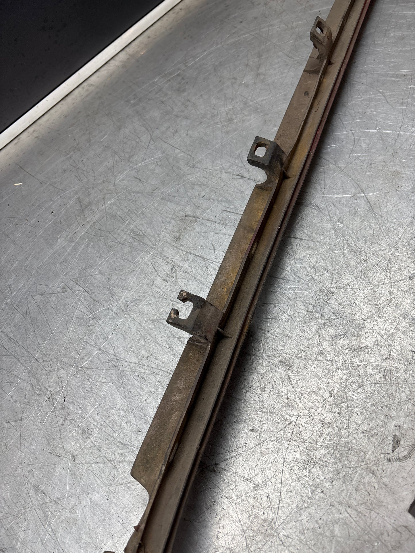 Porsche 944 lower door sill trim molding right side, spares or repair 95155919600