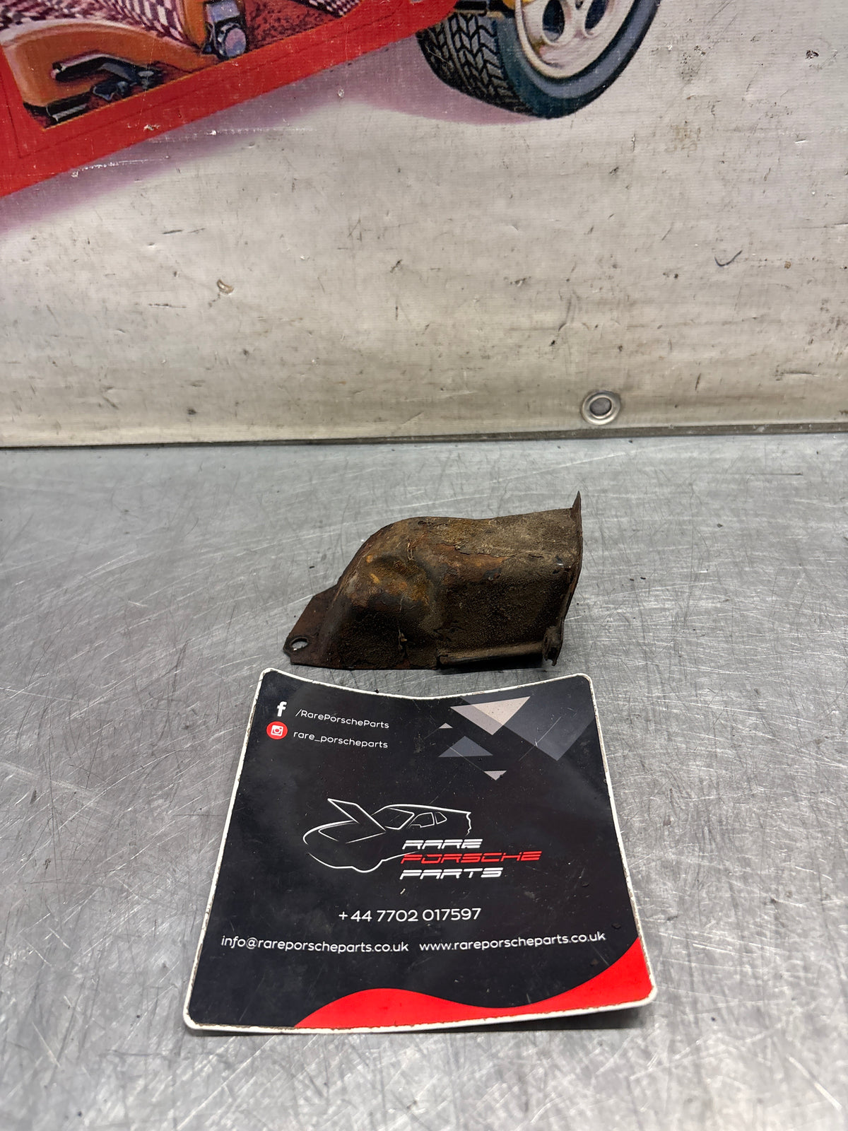 Porsche 914 air baffle plate, used 022119629