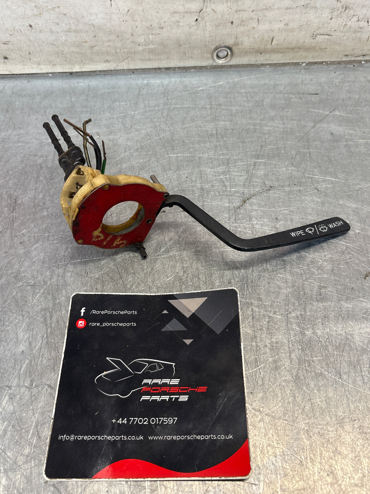 Porsche 914 steering coloumn wiper switch, used 91461391515