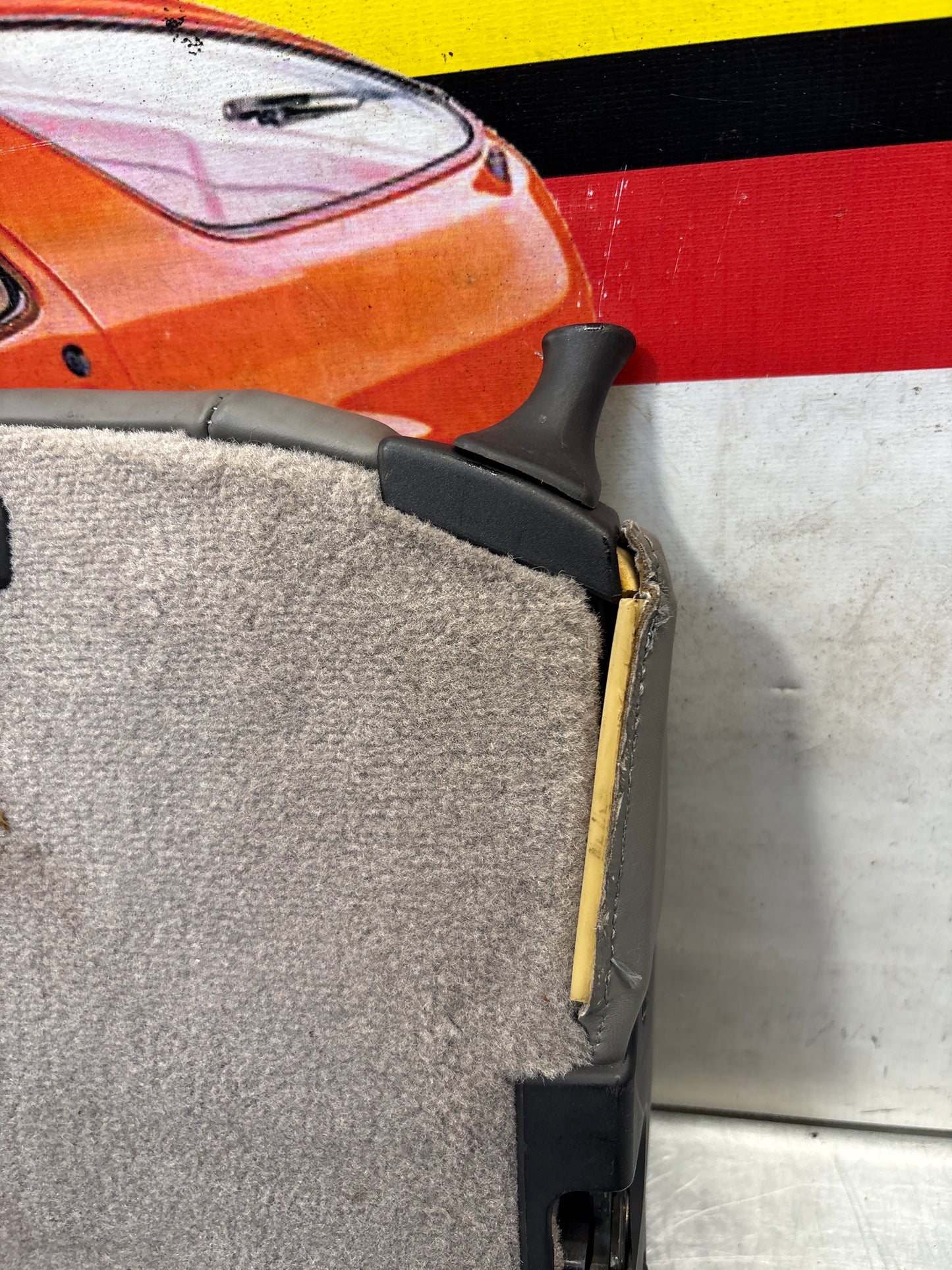 Porsche 911 996 rear right seat  backrest, grey, used 99652222102