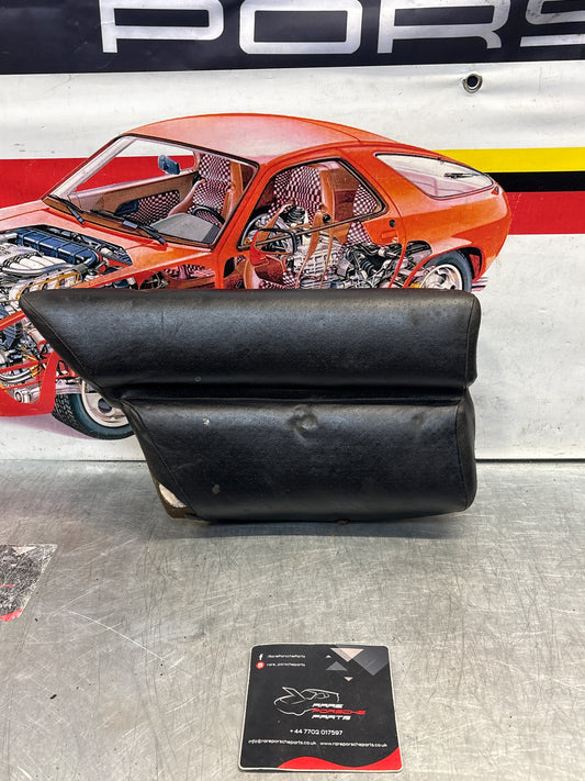 Porsche 928 rear left seat cushion, black, leather, used 92852205951