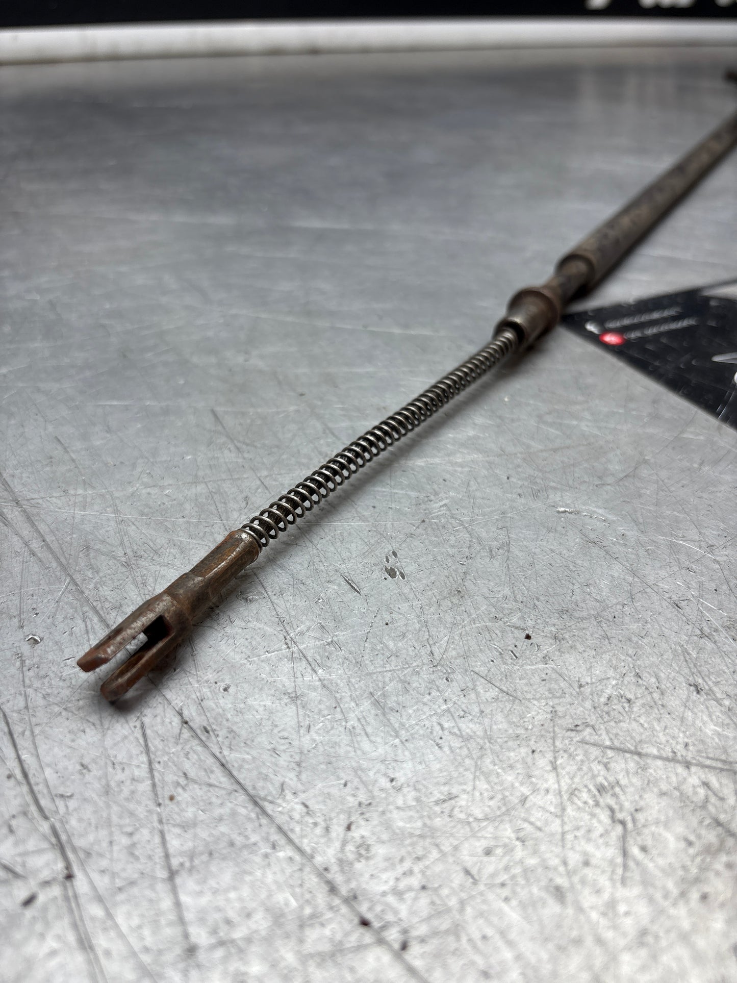 Porsche 944 short handbrake cable, used 95142407102