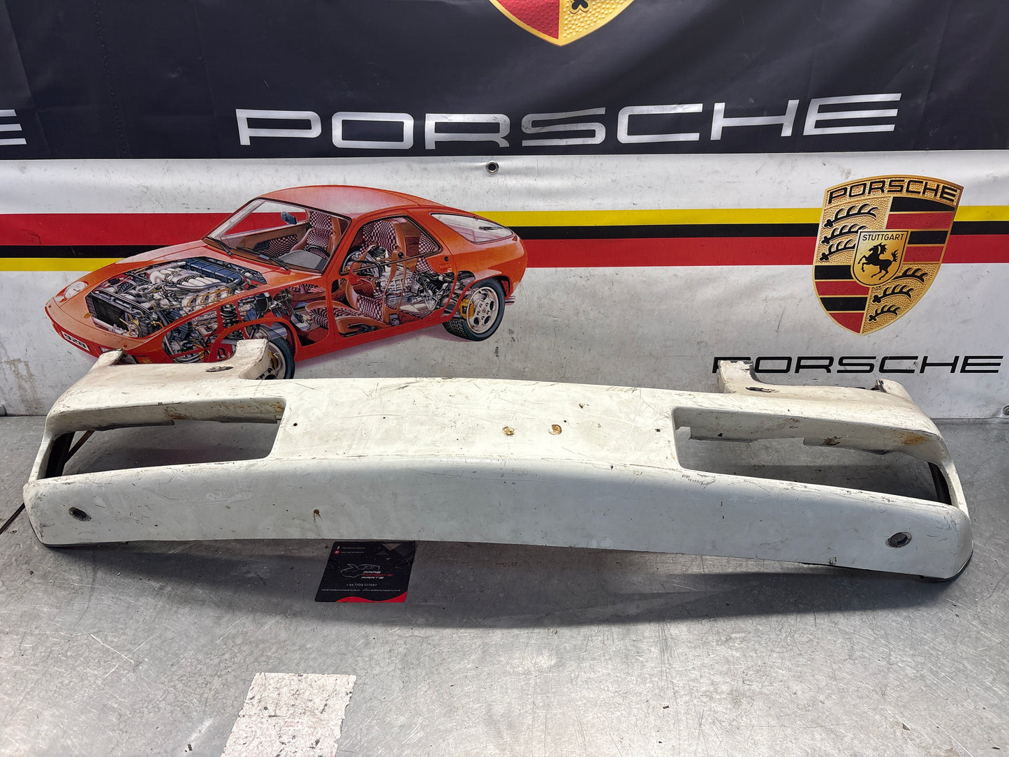 Porsche 928 front bumper cover panel, used 92850501306