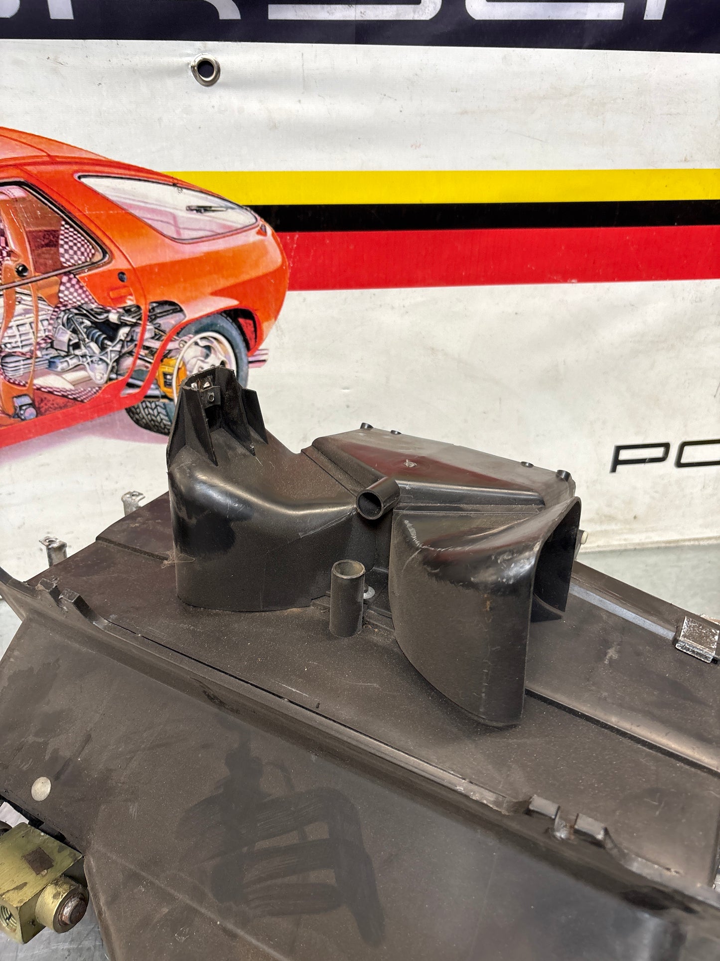 Porsche 928 heater box, LHD, 92857303604, used