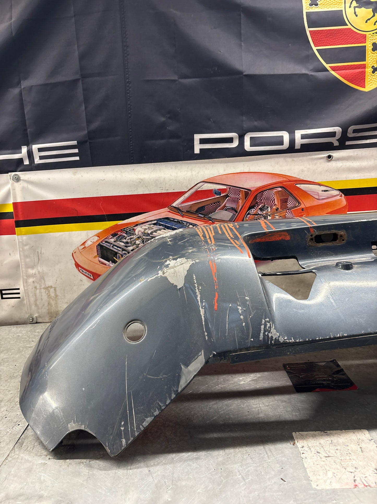 Porsche 928S rear bumper, used 928505023