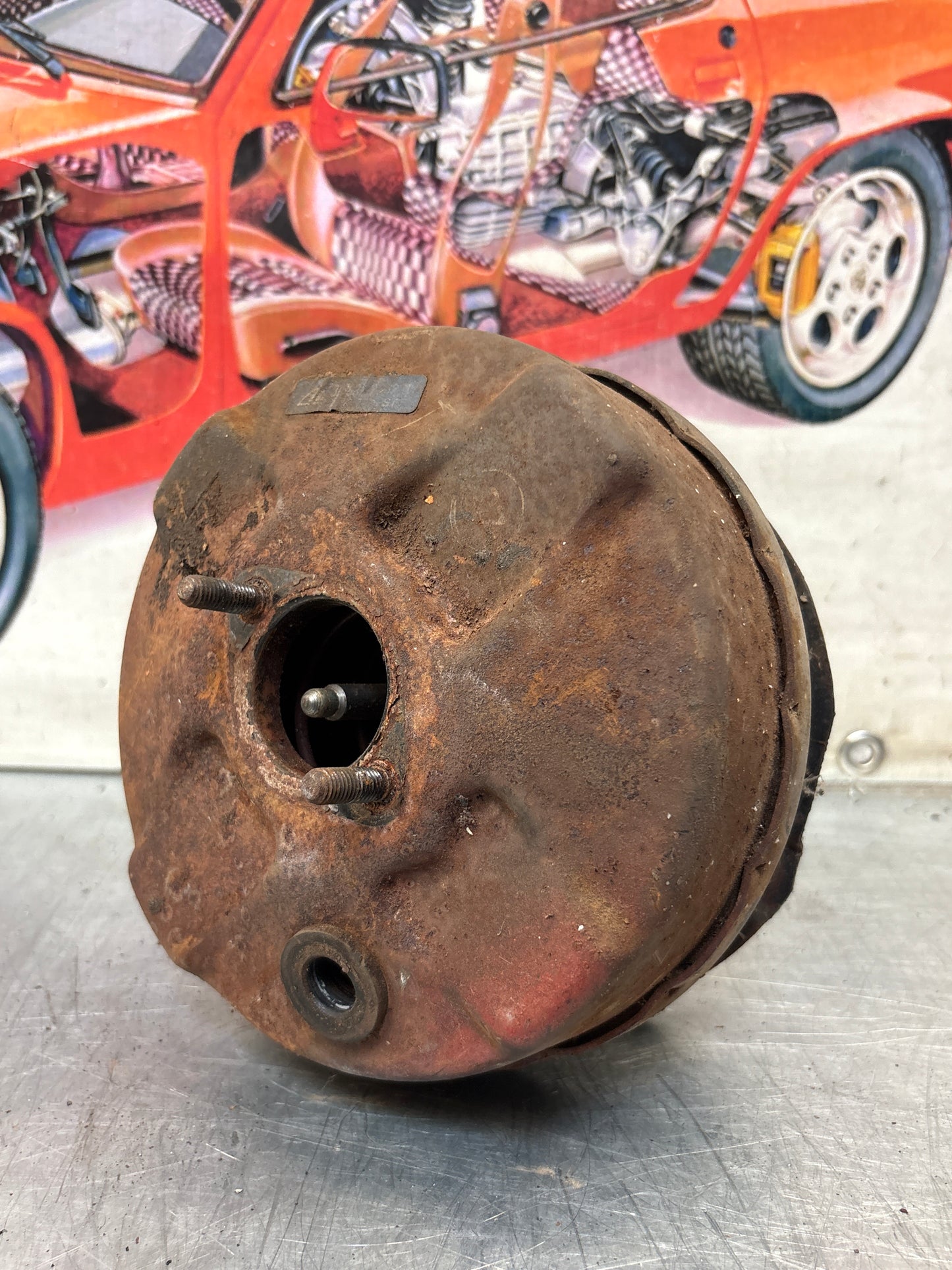 Porsche 924 1976-79 Brake booster, used 477612107F