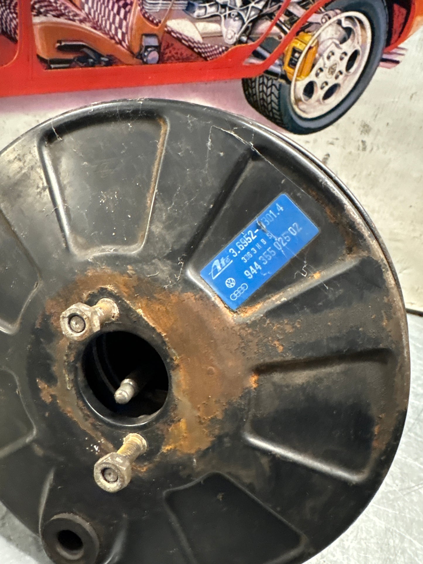 Porsche 944 brake booster, used 94435502502