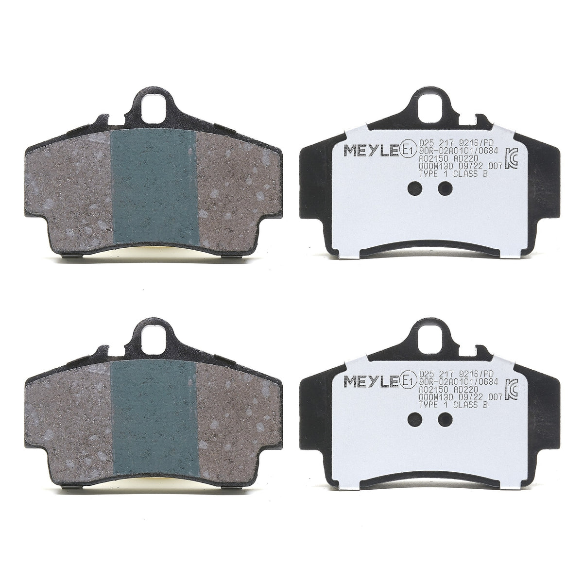 Porsche 986 987 996 997 Brake Pad Set, Rear, 98635293910 New