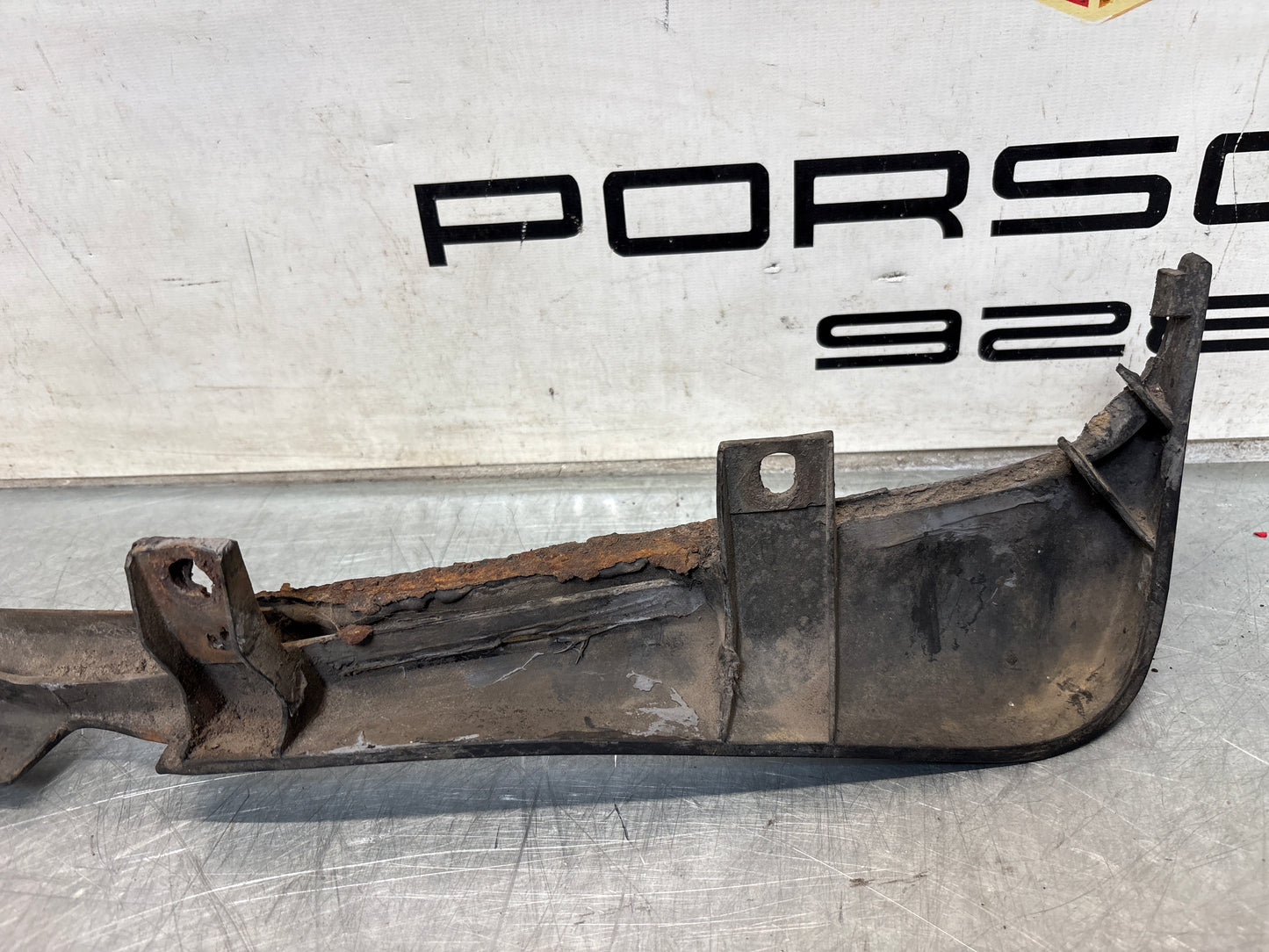 Porsche 944 lower door sill trim molding right side, used 9515591600
