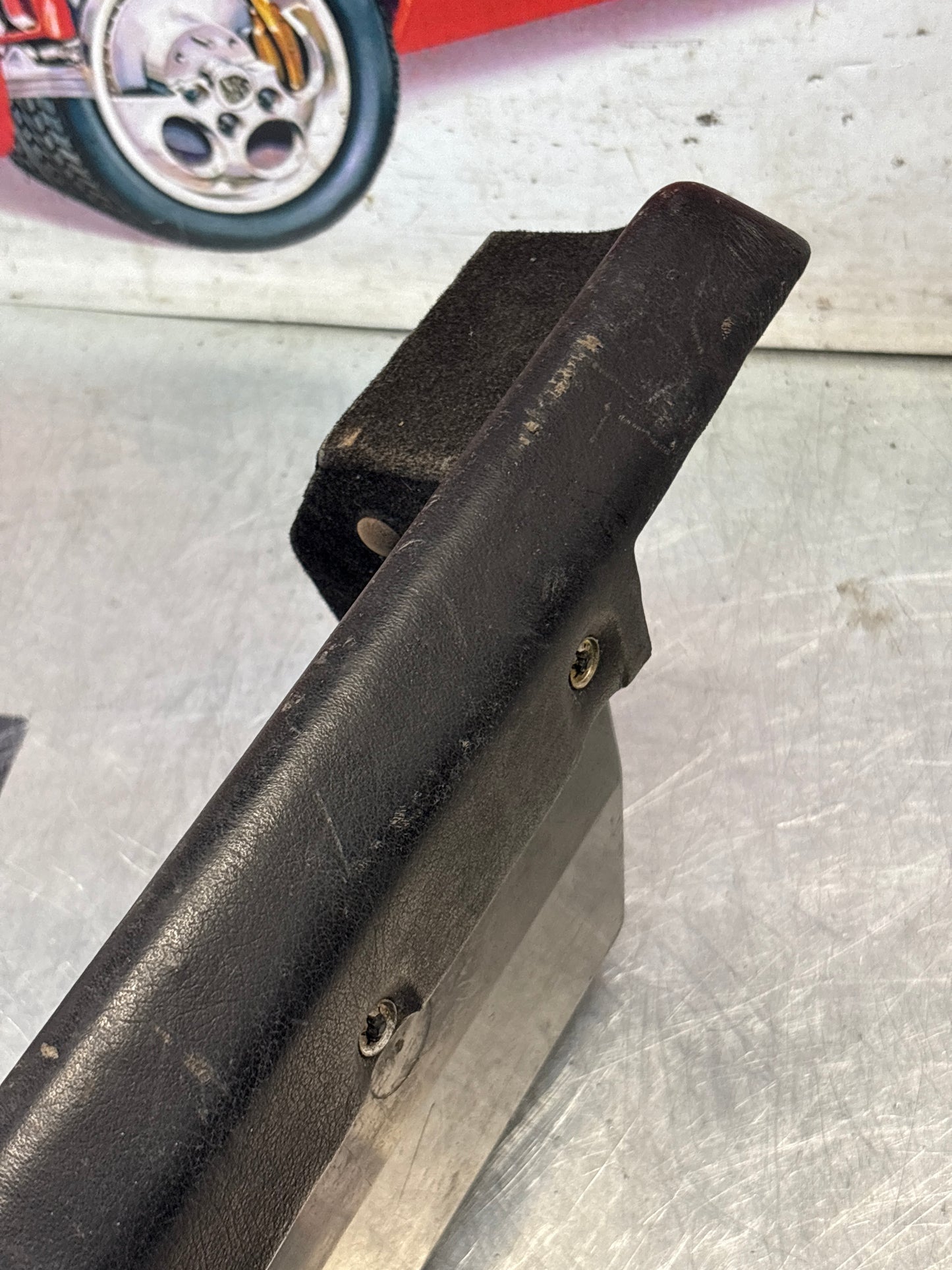 Porsche 928 under glove box shelf, black 92855207702 LHD only, used