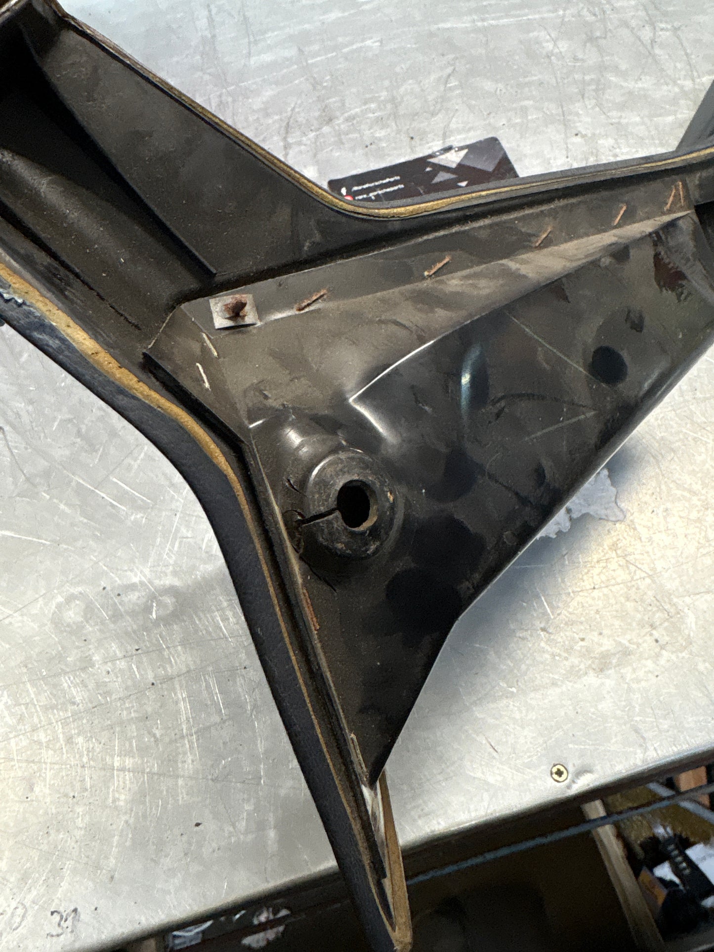 Porsche 928 blue door armrest, left, off side, 92855510103, used